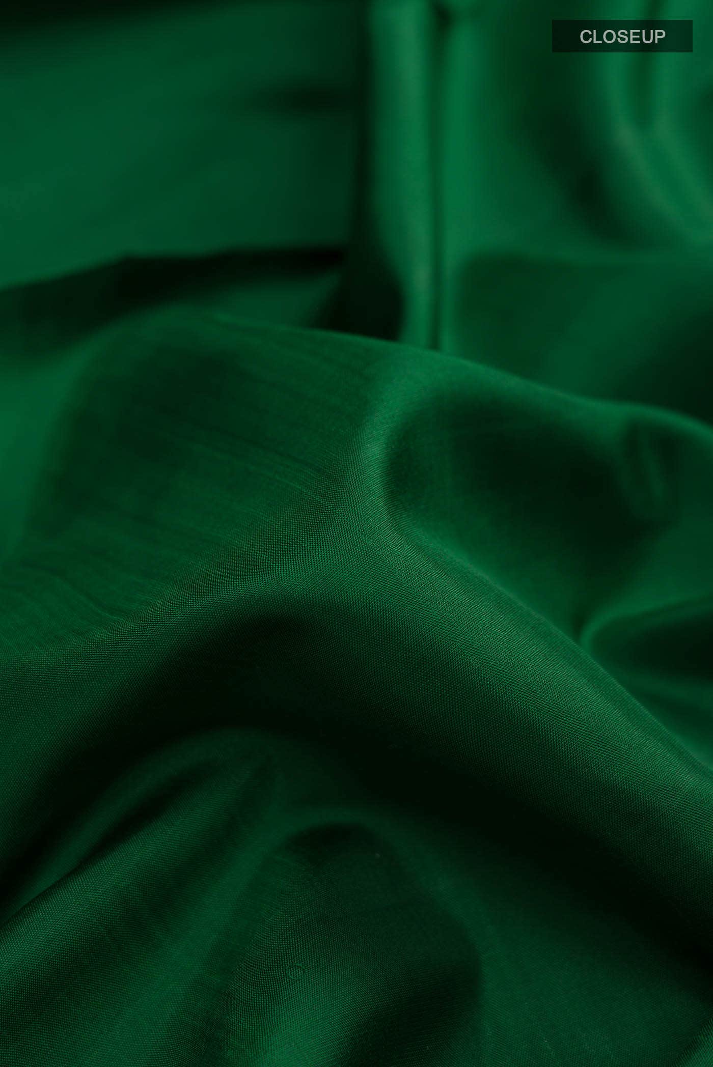 Pure Silk Pure Zari Green Kanchipuram Nine Yards Saree