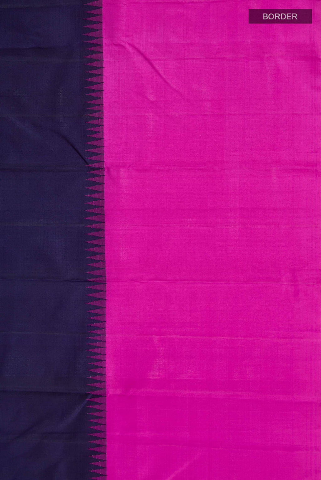 Navy Blue Kanchipuram Silk Saree