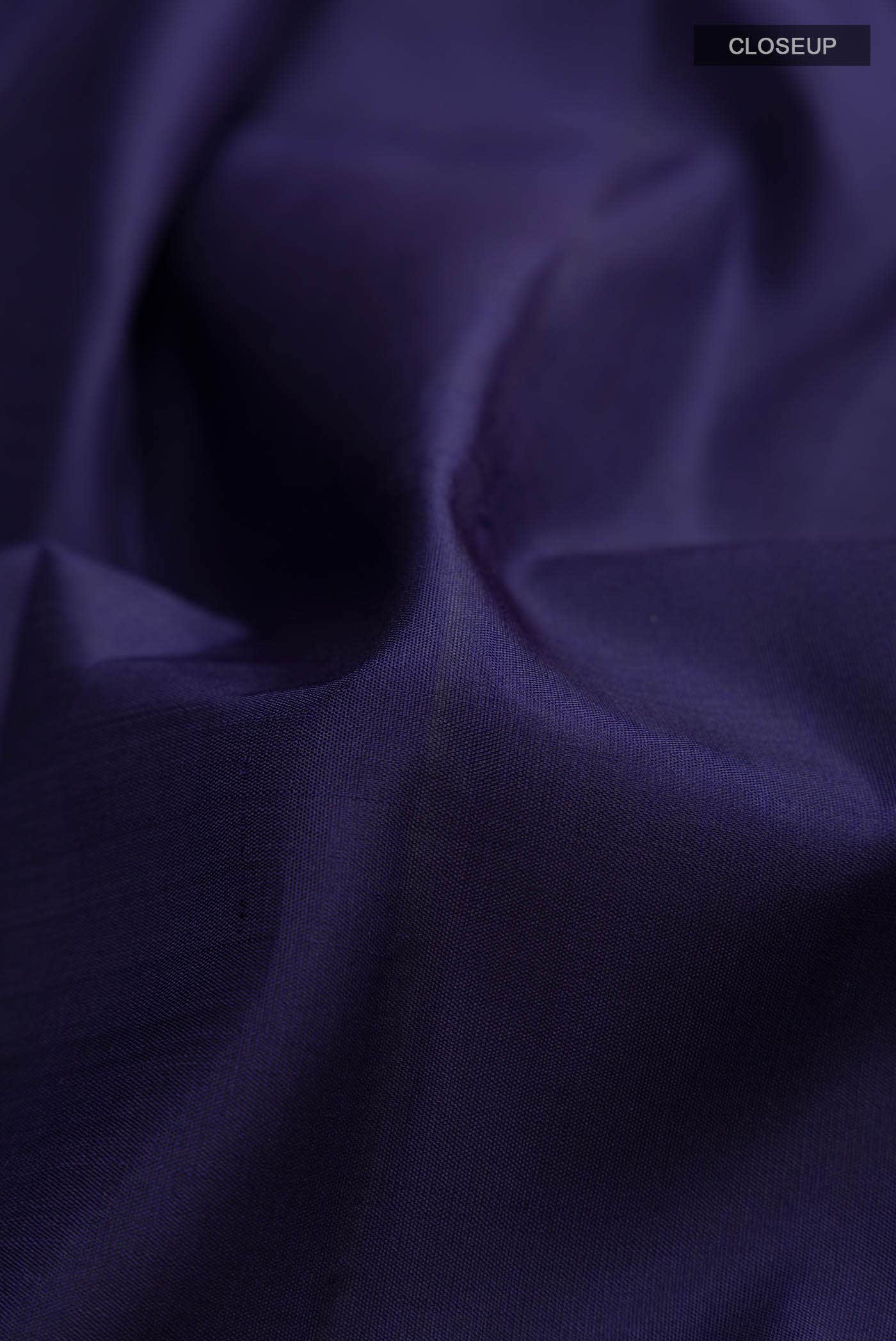 Navy Blue Kanchipuram Silk Saree