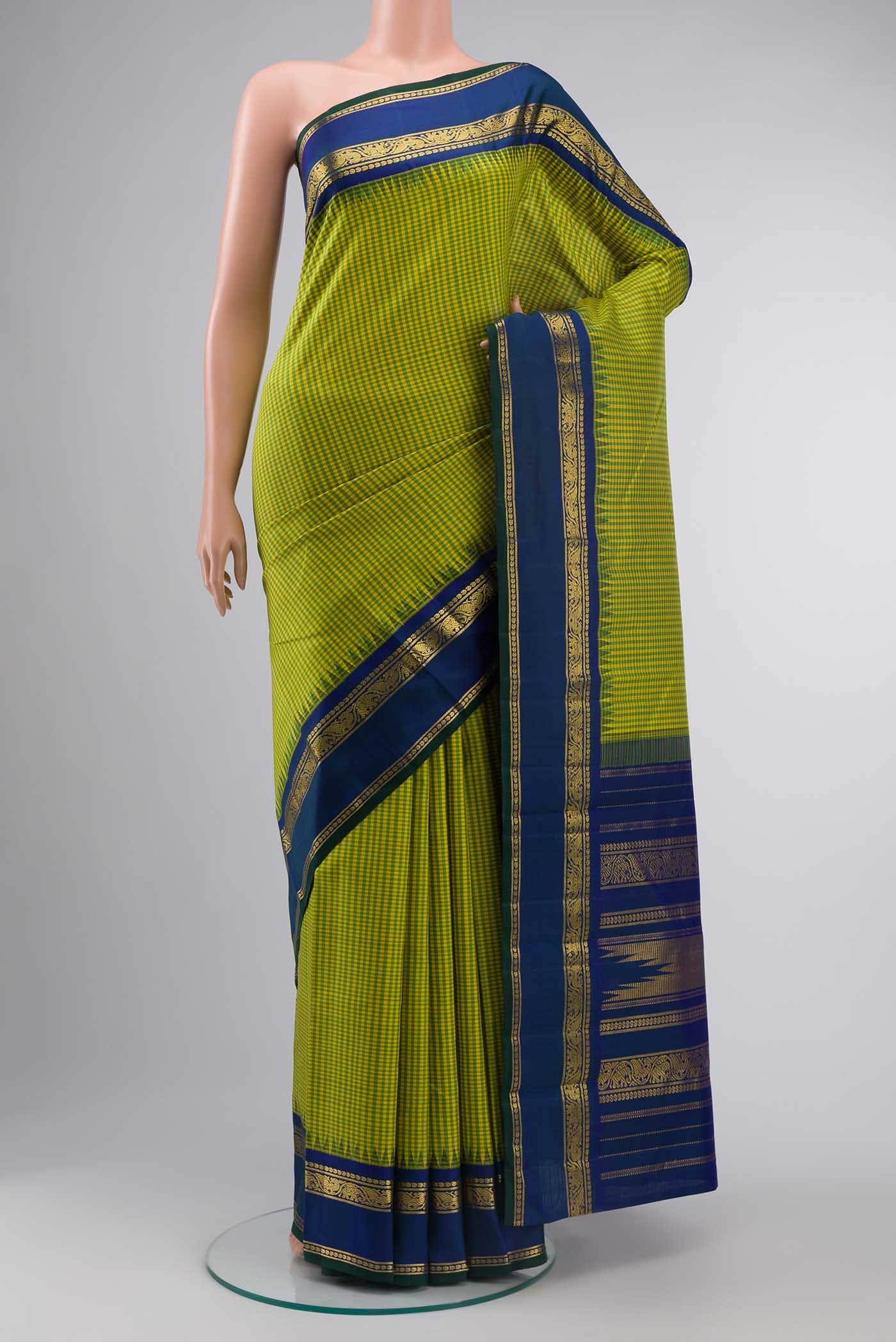 Multi Kanchipuram Silk Saree