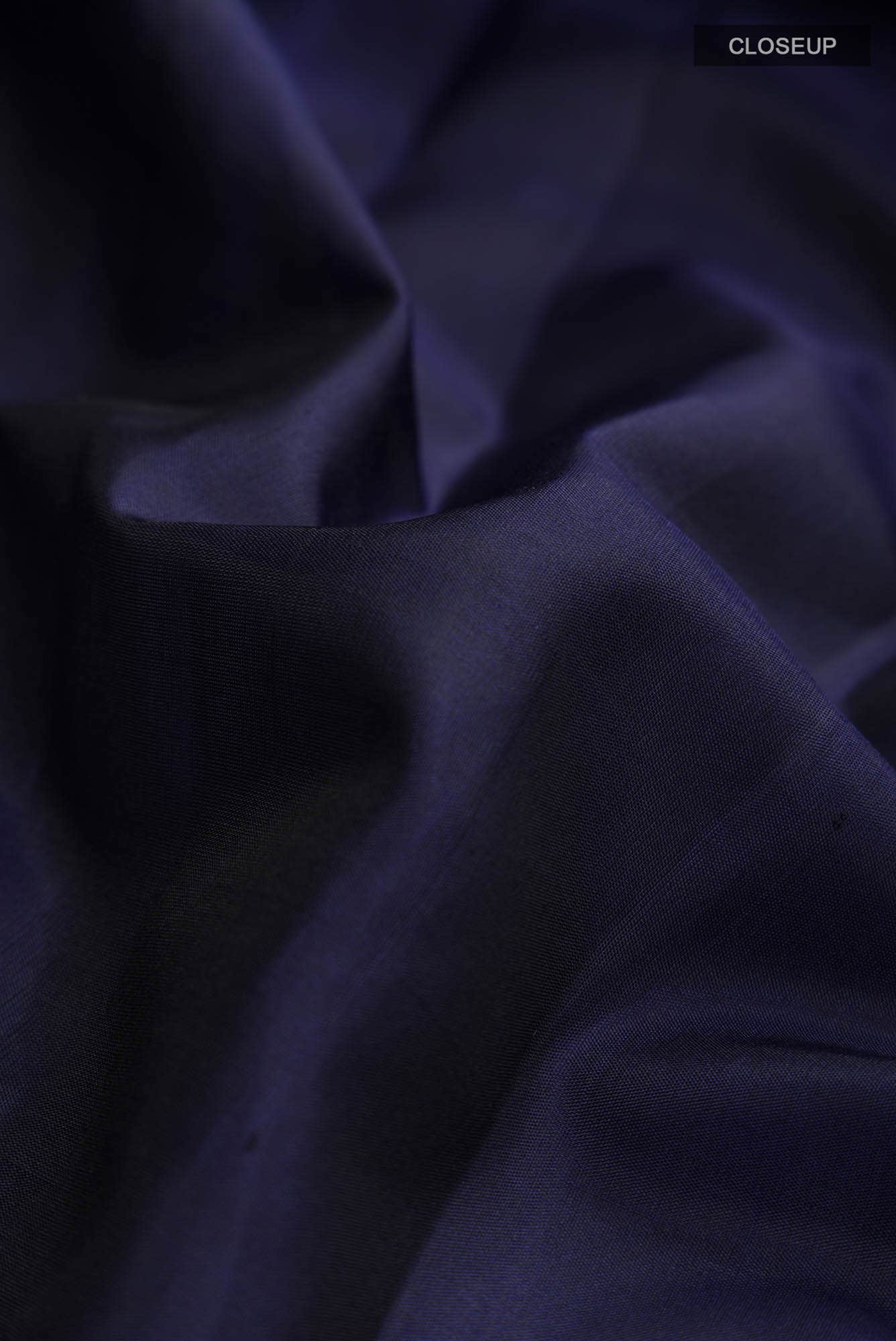 Navy Blue Kanchipuram Silk Saree