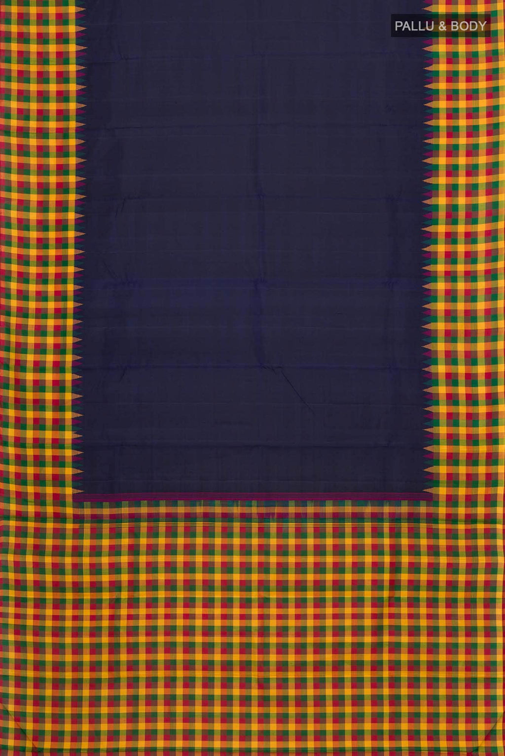 Navy Blue Kanchipuram Silk Saree