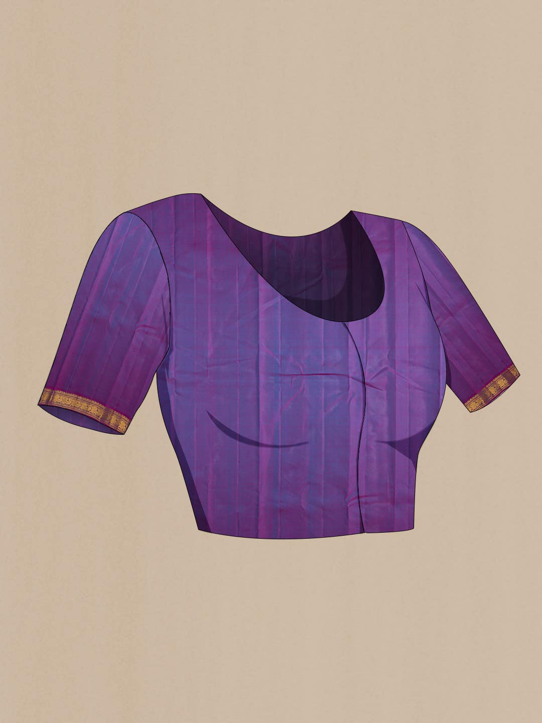 Blue Kanchipuram Silk Saree