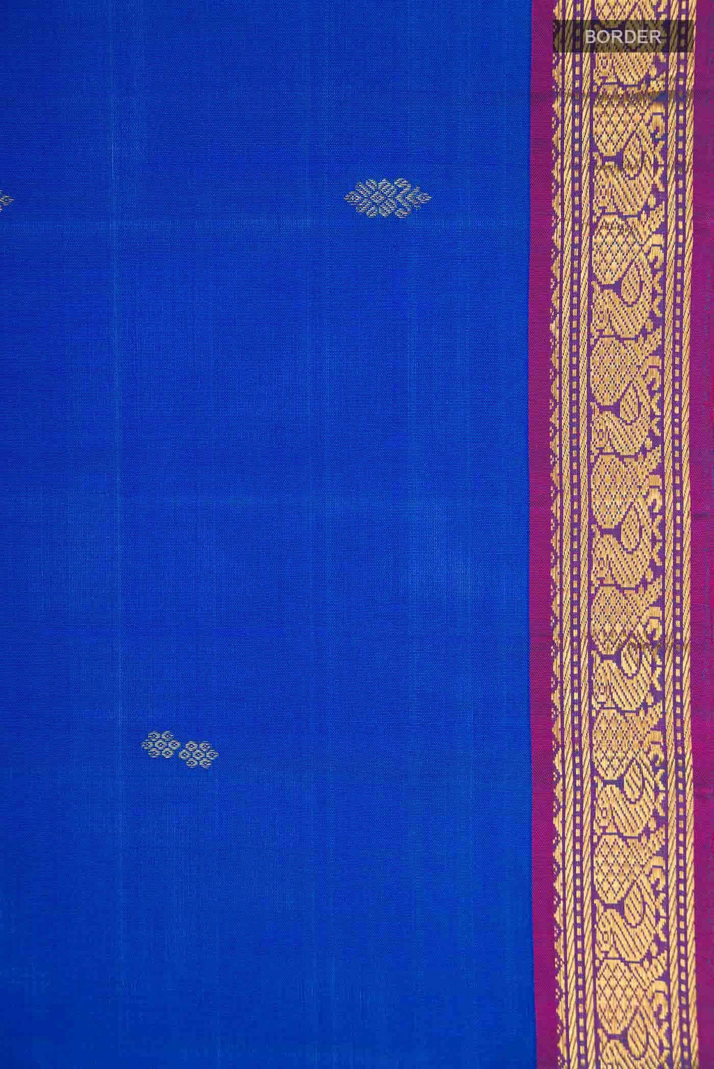 Blue Kanchipuram Silk Saree