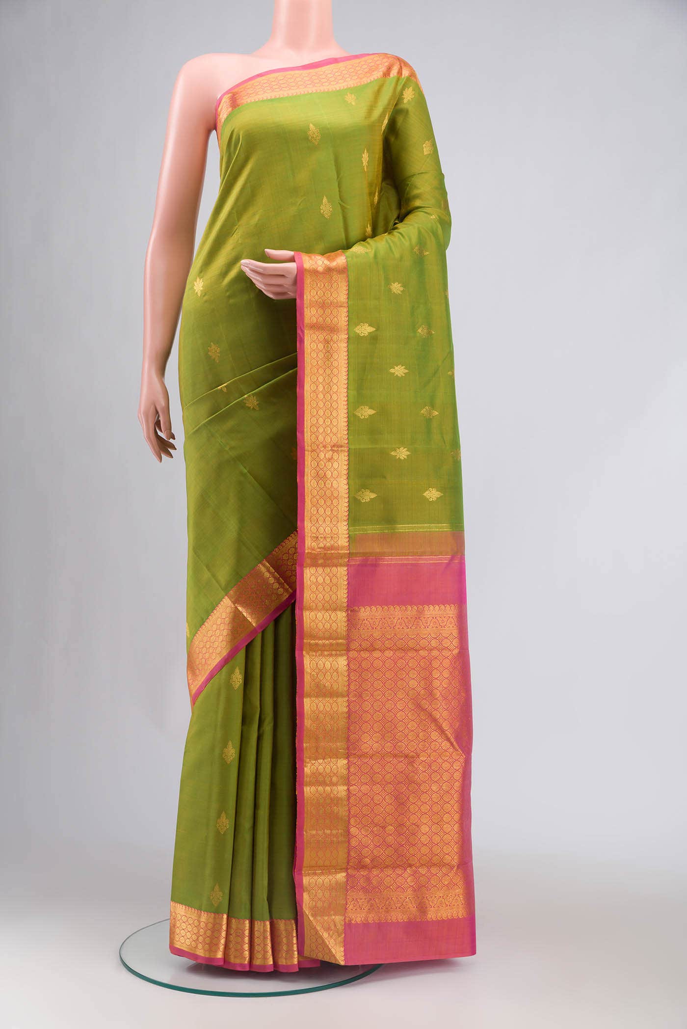 Green Kanchipuram Silk Saree