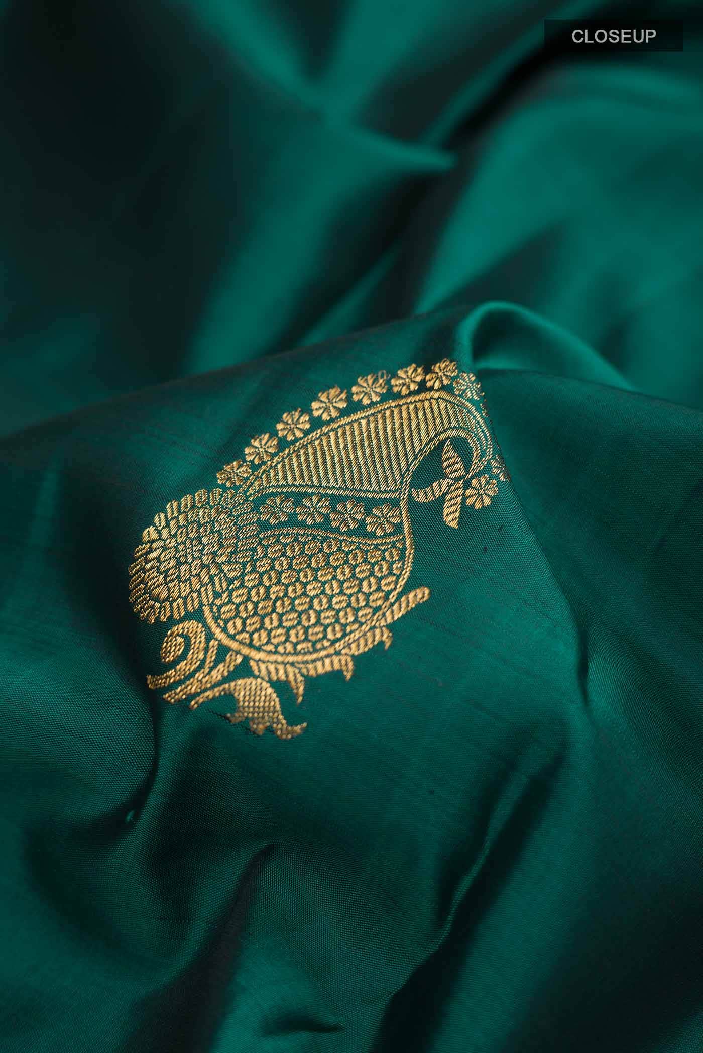 Green Kanchipuram Silk Saree