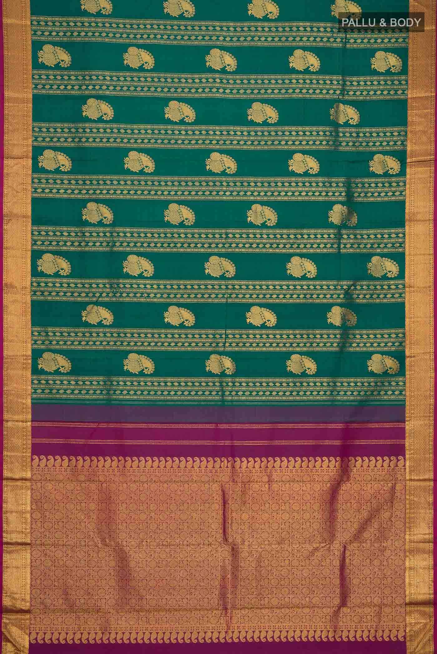 Green Kanchipuram Silk Saree