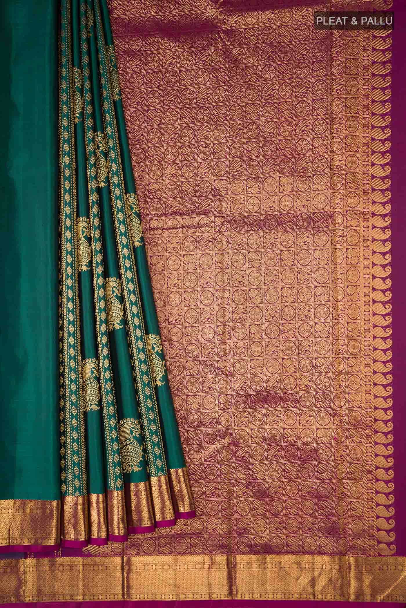 Green Kanchipuram Silk Saree