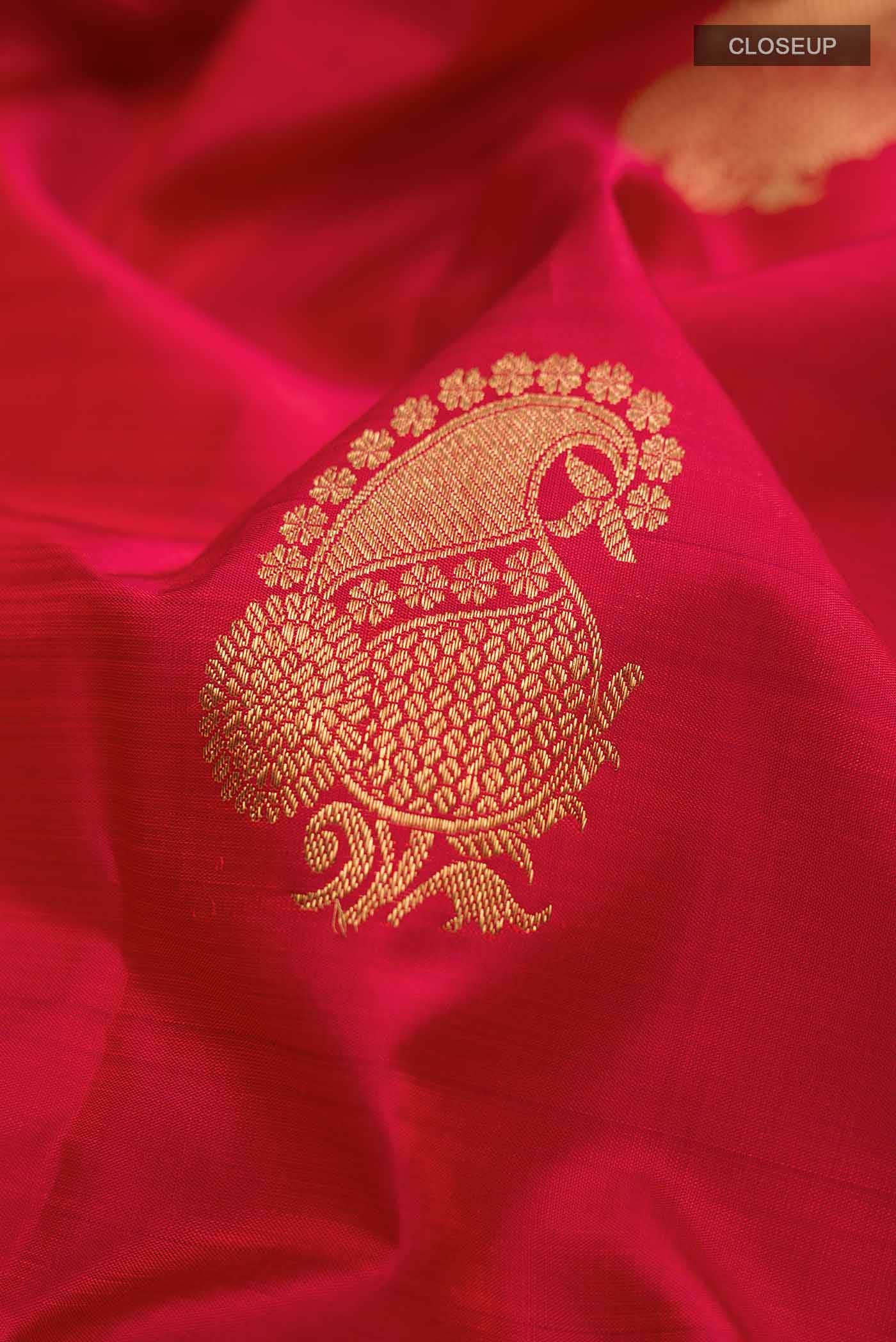 Red Kanchipuram Silk Saree