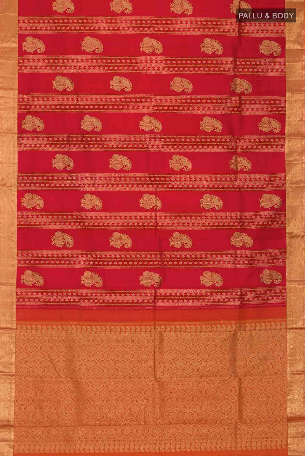 Red Kanjivaram Silk Saree