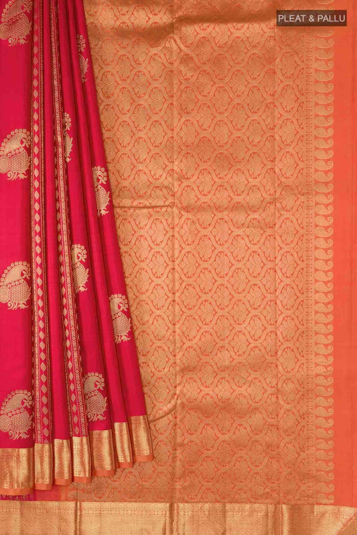 Red Kanchipuram Silk Saree