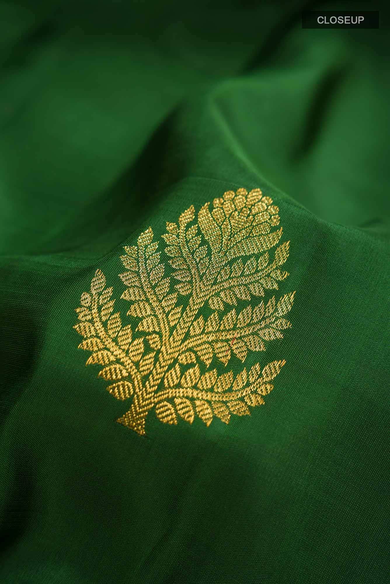Green Kanchipuram Silk Saree