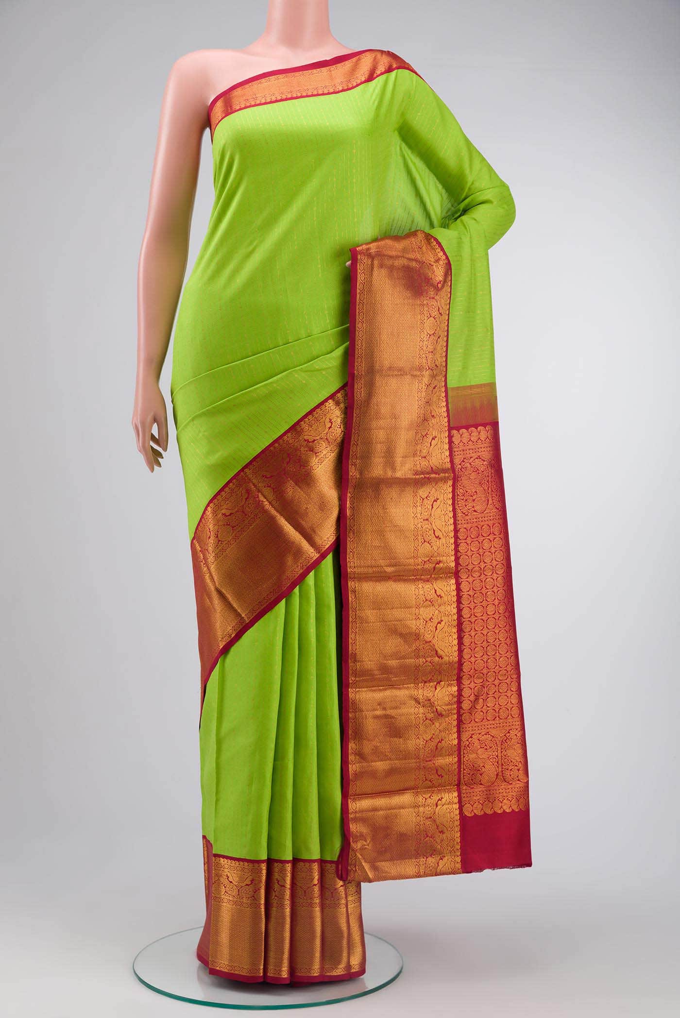 Green Kanchipuram Silk Saree