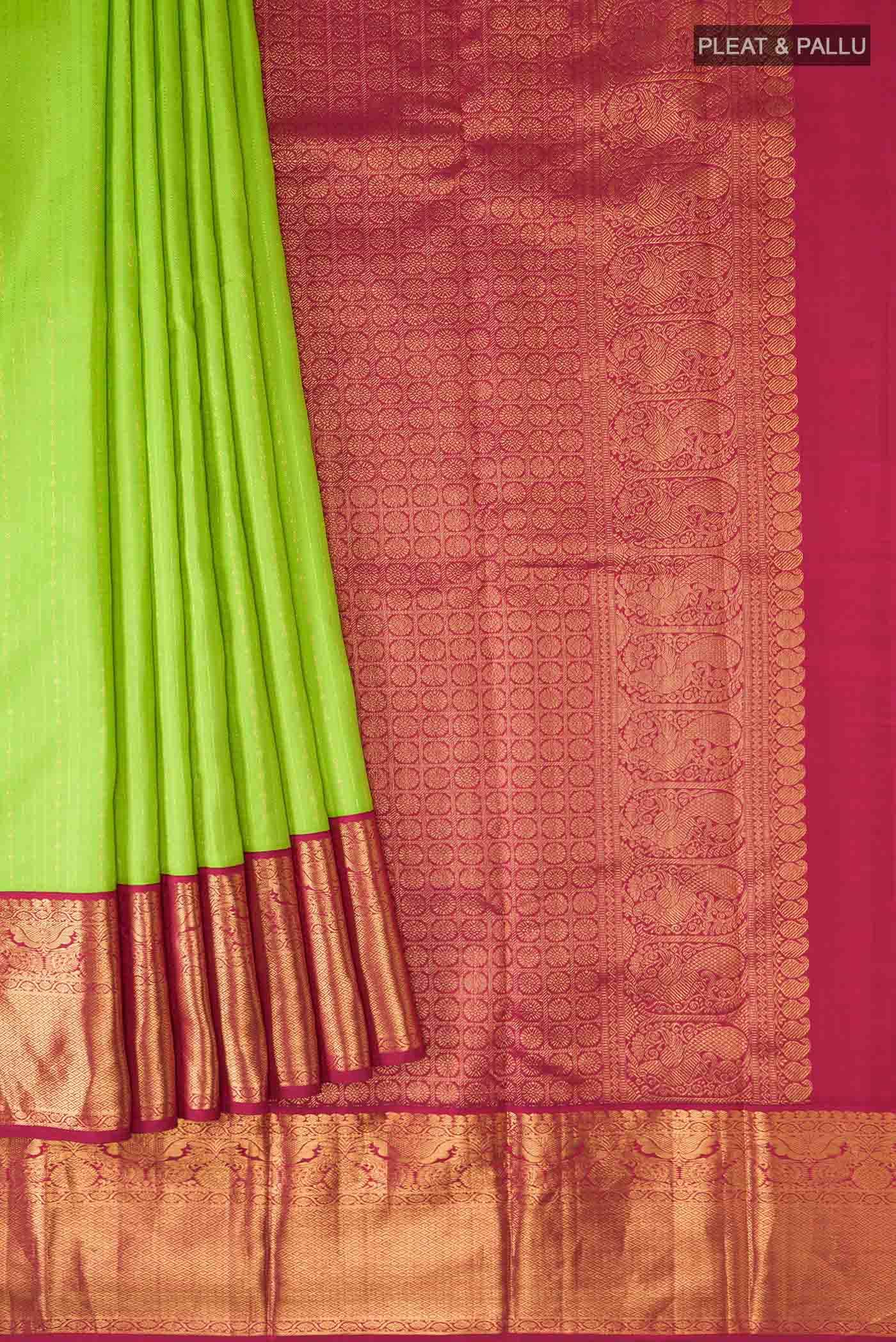 Green Kanchipuram Silk Saree