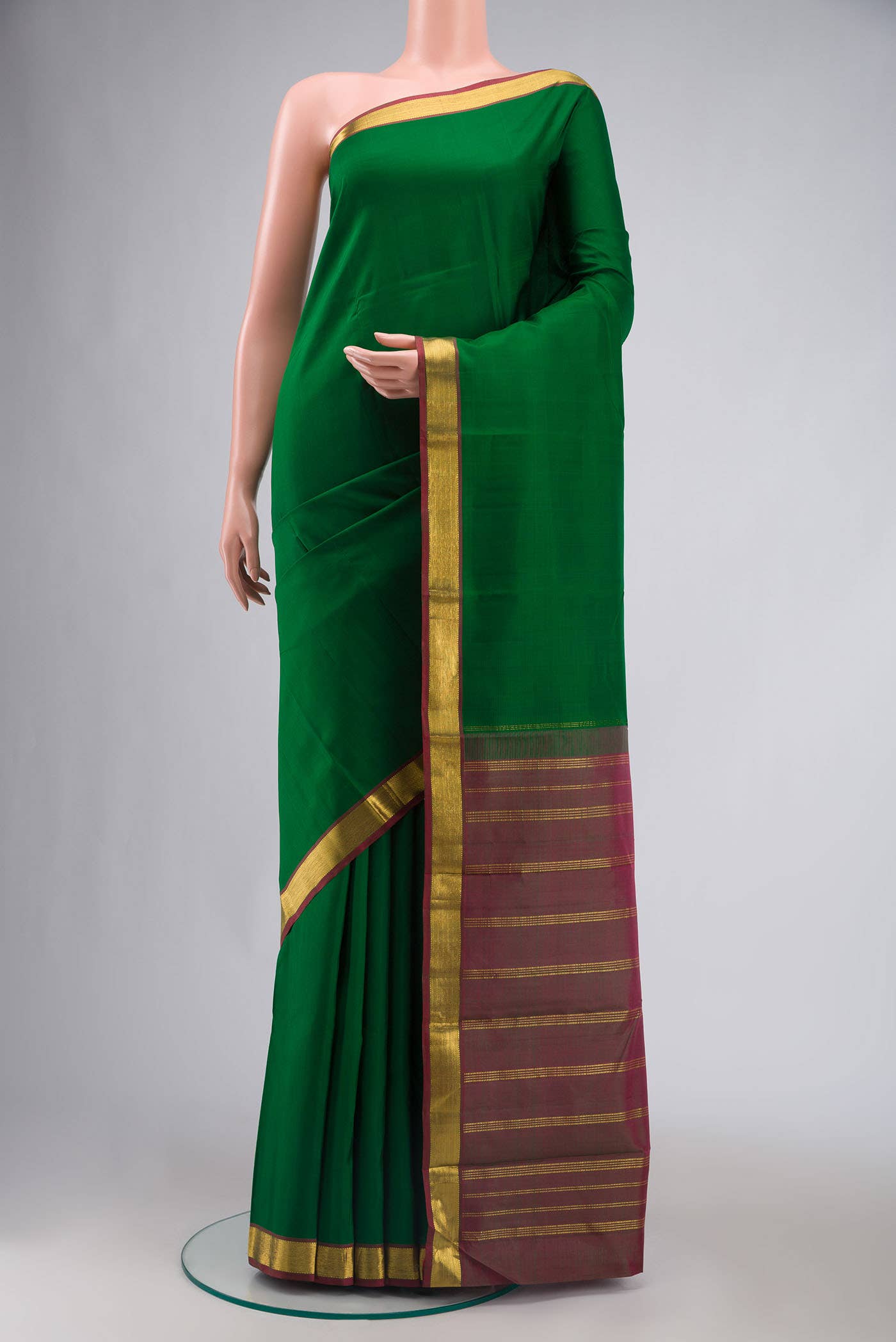 Green Kanchipuram Silk Saree