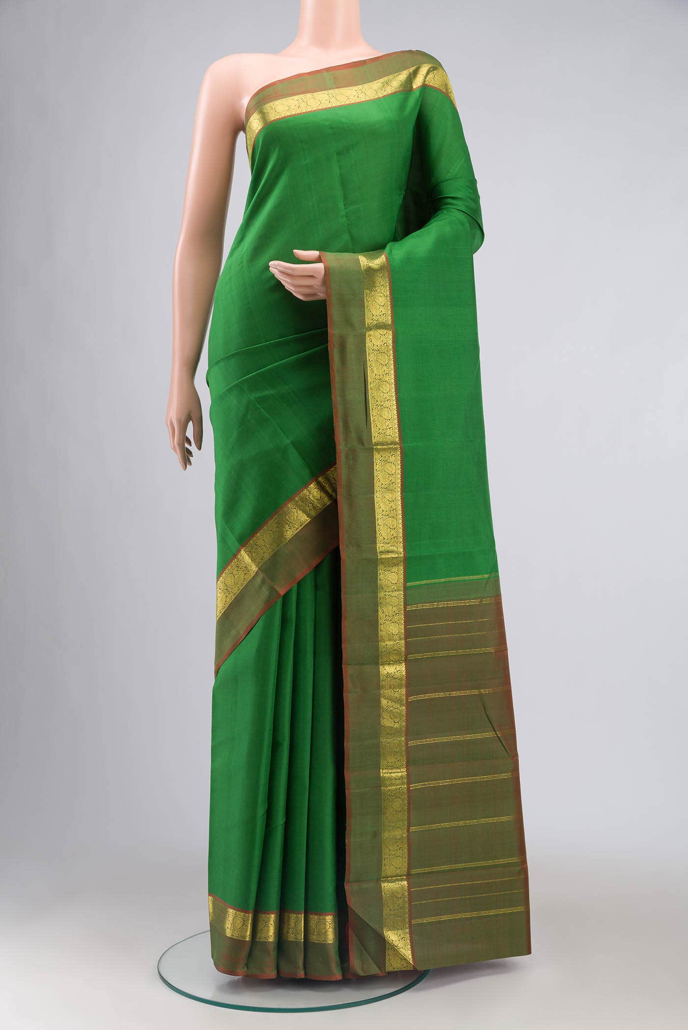 Green Kanchipuram Silk Saree