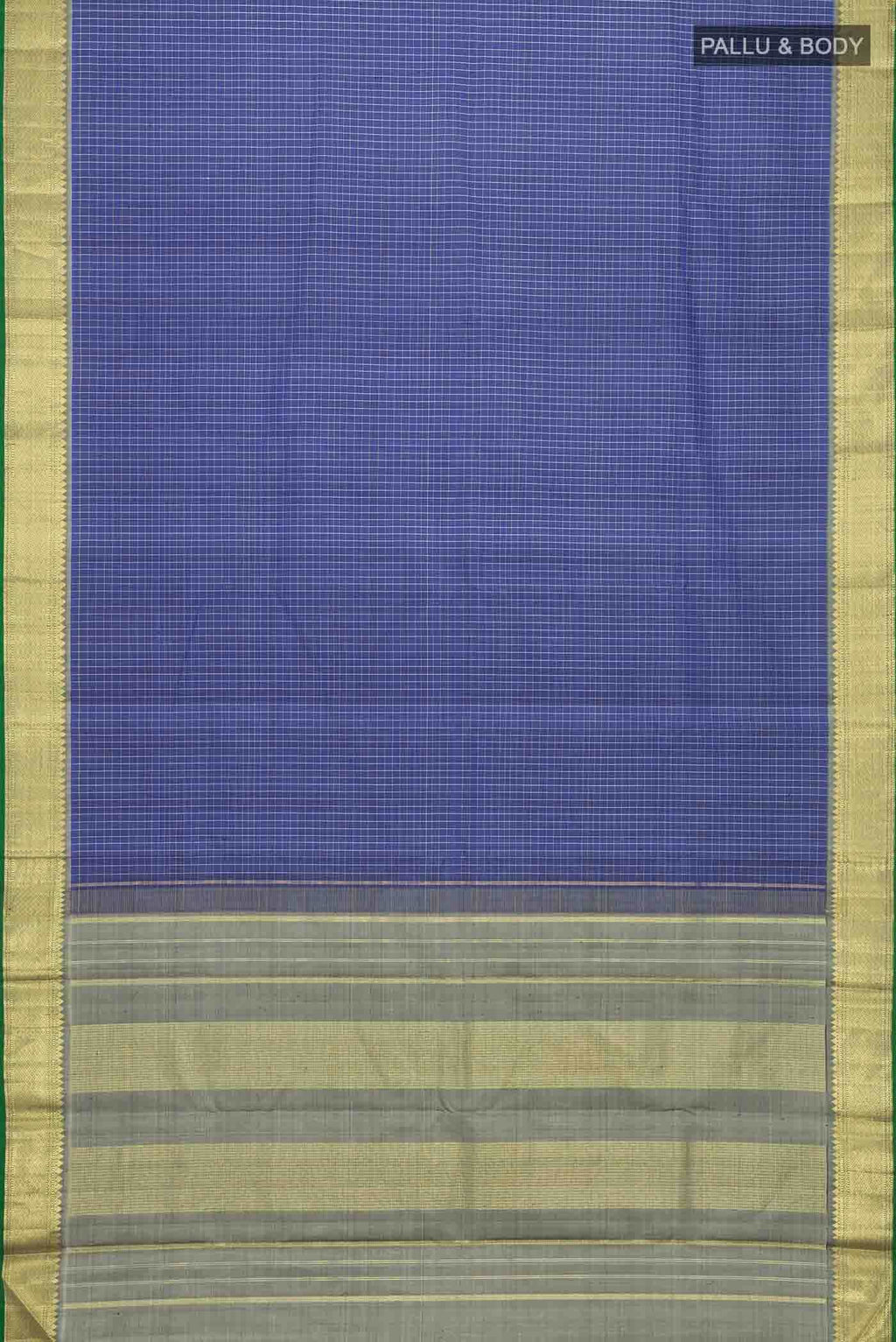 Blue Kanchipuram Silk Saree