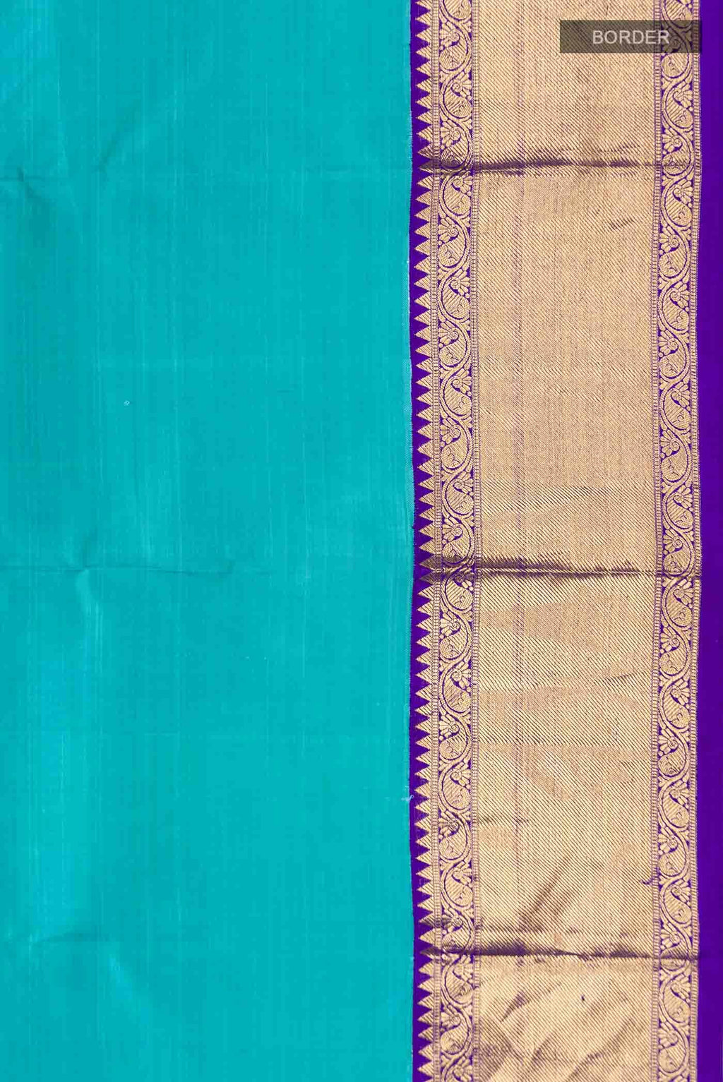 Blue Kanchipuram Silk Saree
