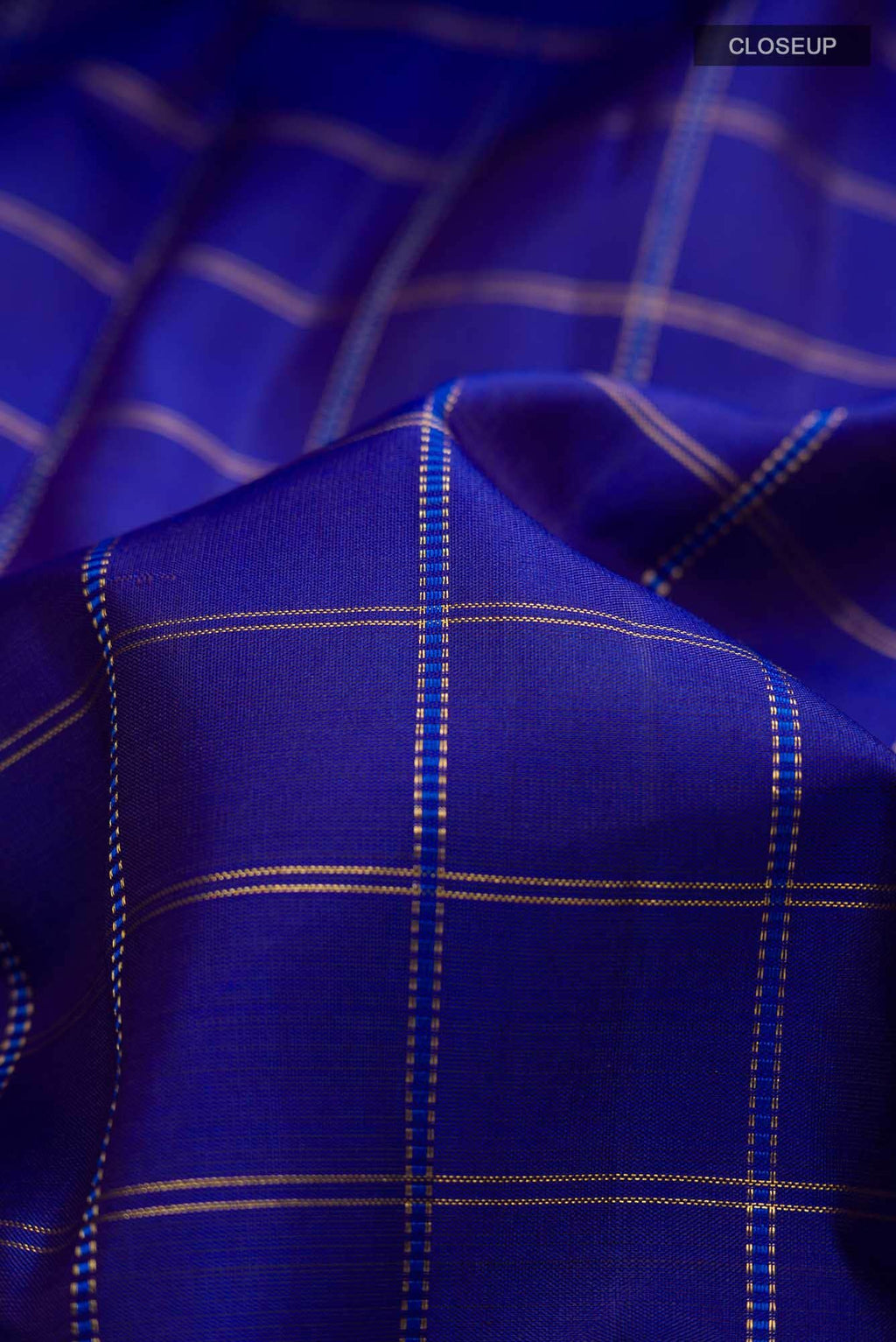 Blue Kanchipuram Silk Saree