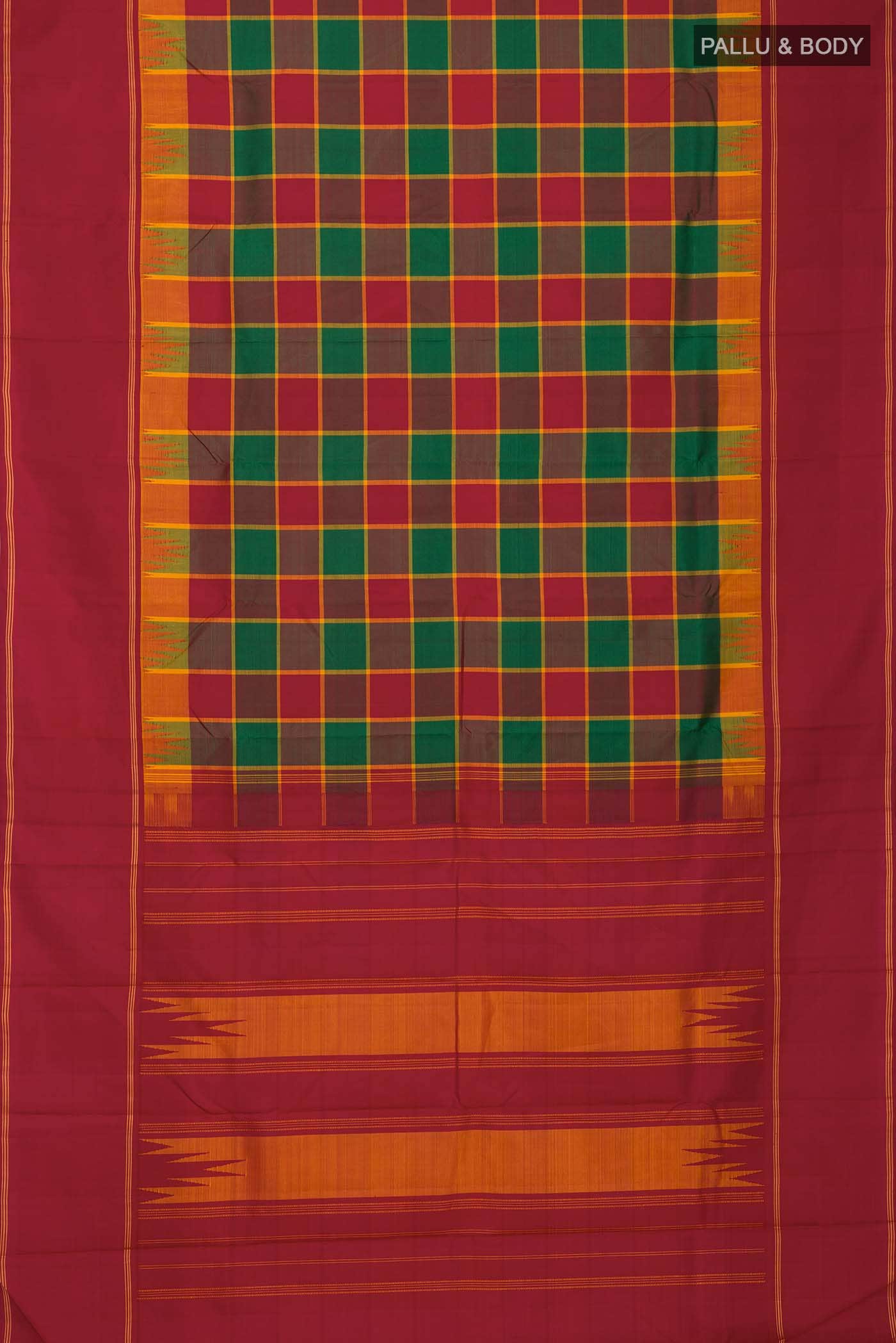 Multi Kanchipuram Silk Saree