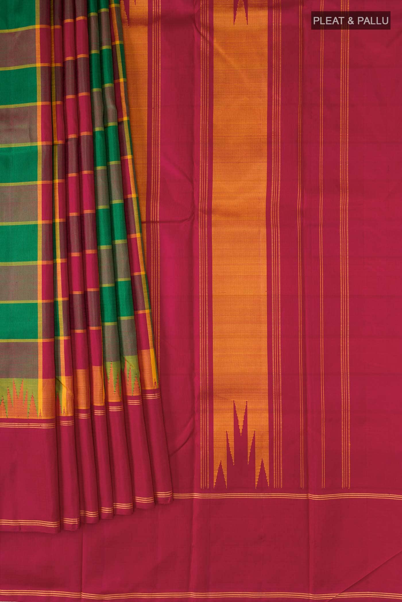 Multi Kanchipuram Silk Saree