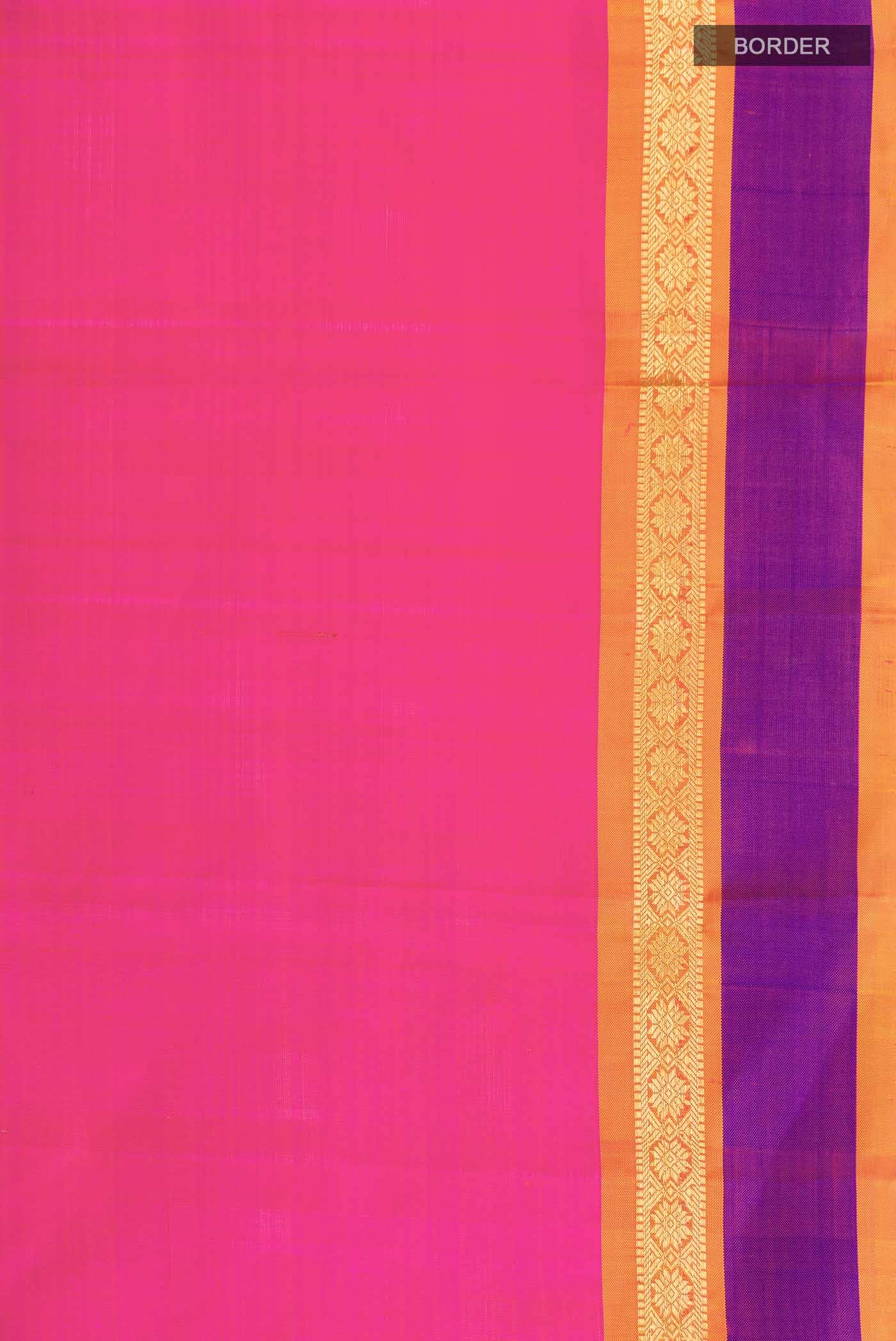 Pink Kanchipuram Silk Saree