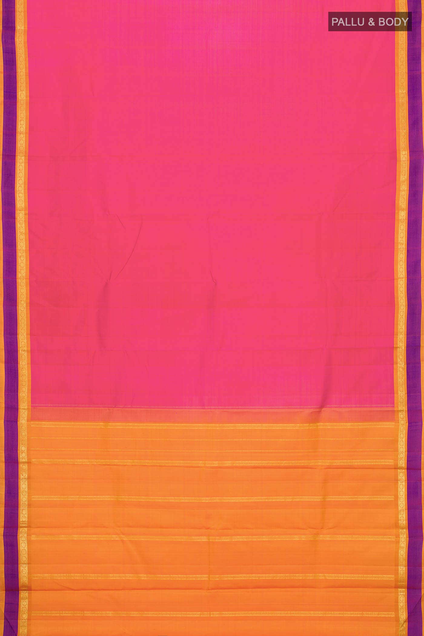 Pink Kanchipuram Silk Saree