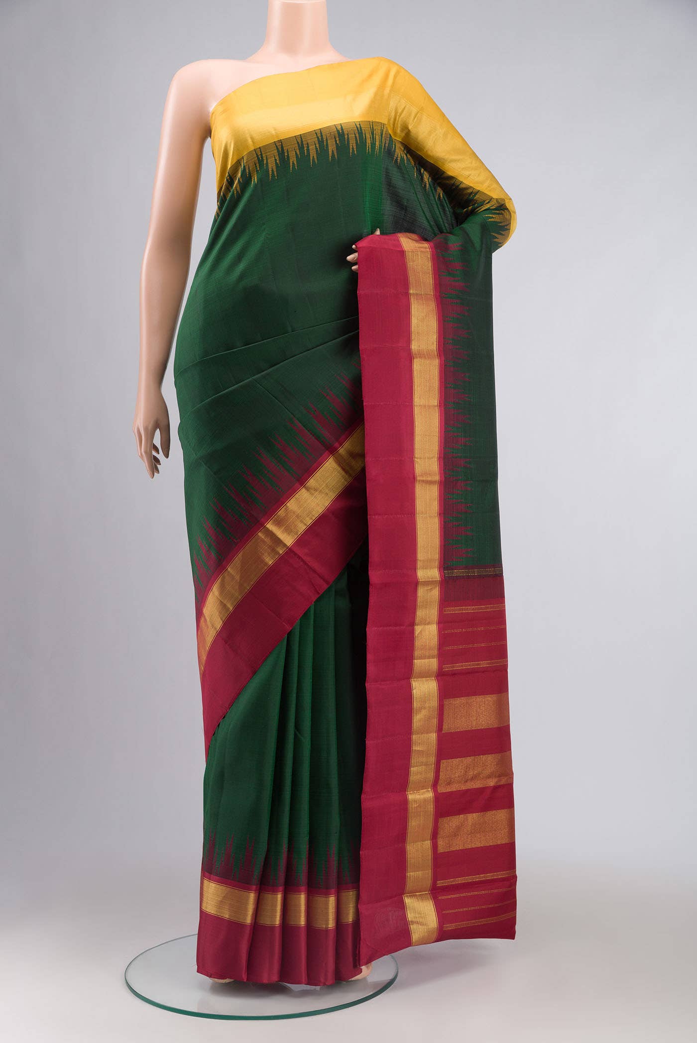 Green Kanchipuram Silk Saree