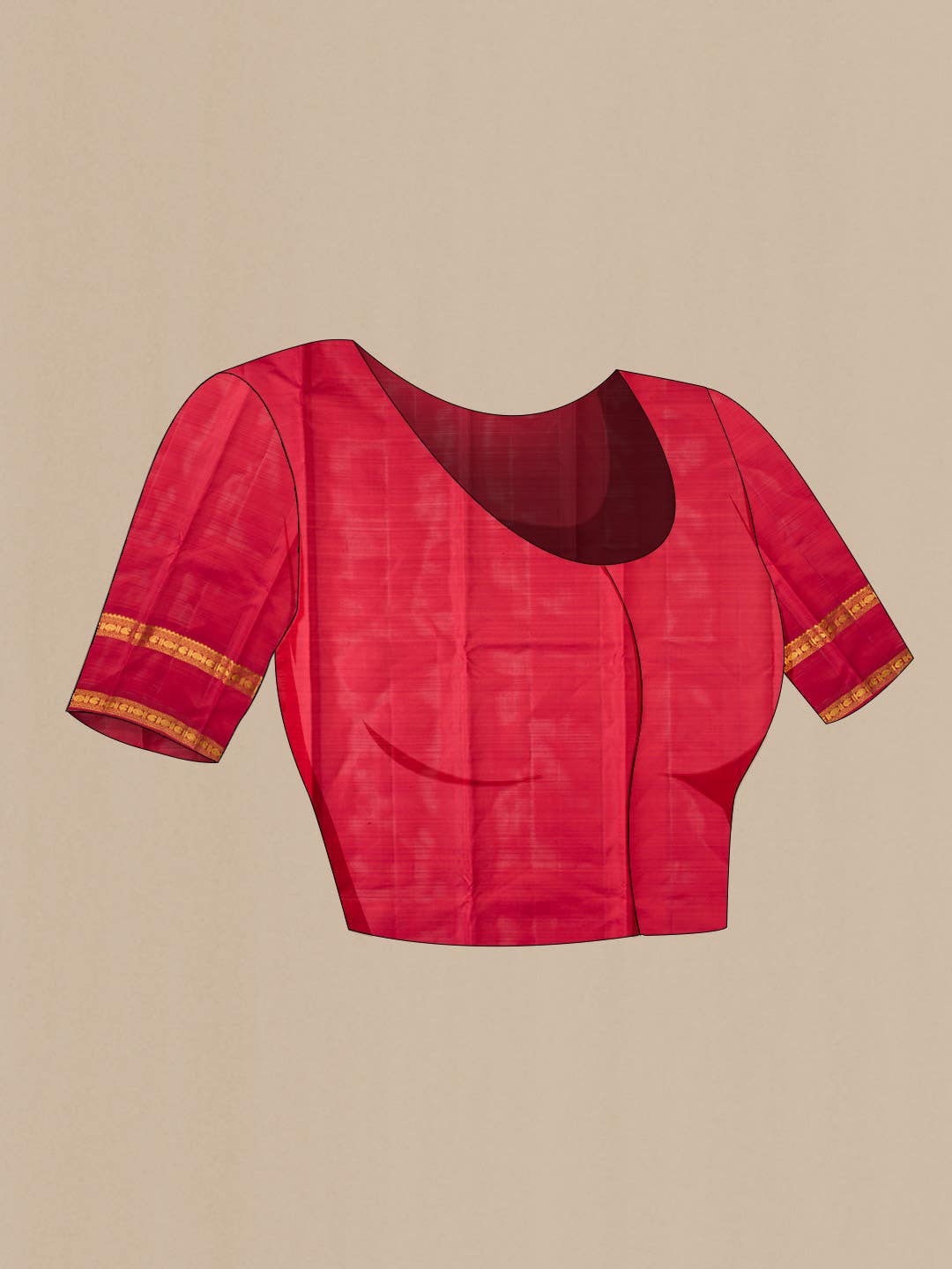 Red Kanchipuram Silk Saree