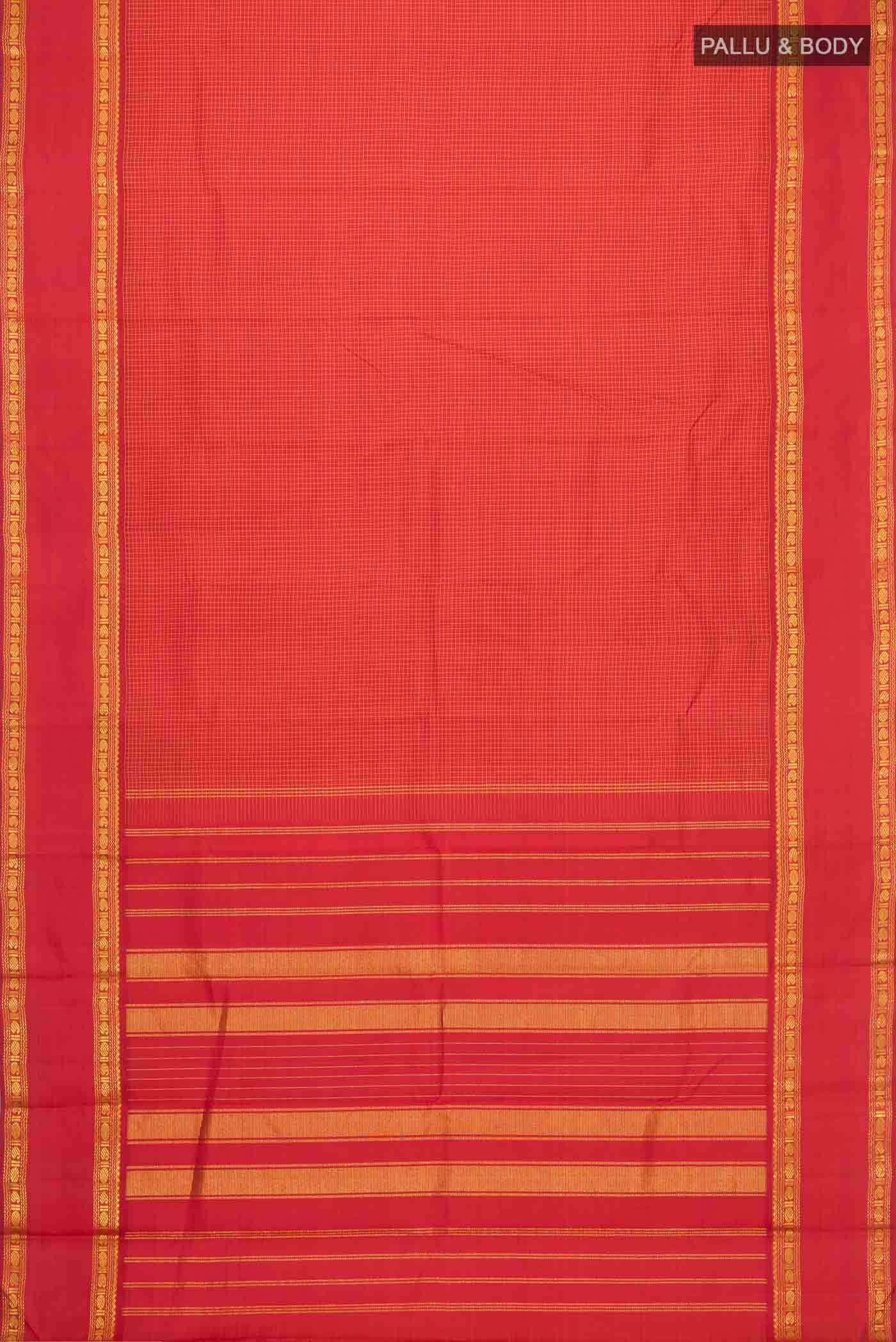 Red Kanchipuram Silk Saree
