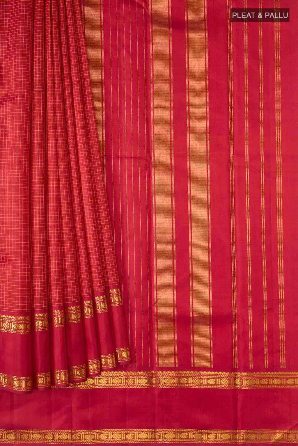 Red Kanchipuram Silk Saree