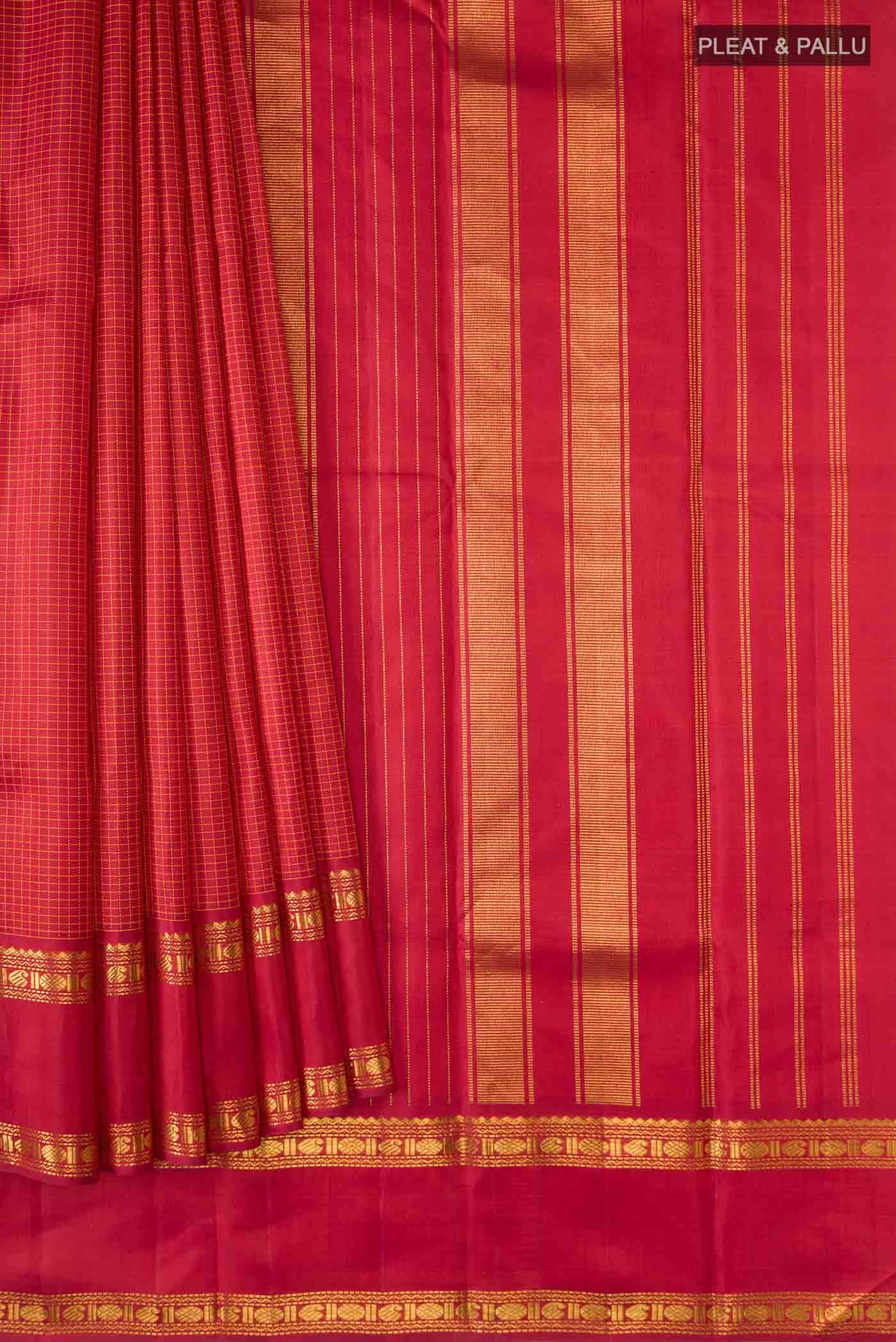 Red Kanchipuram Silk Saree