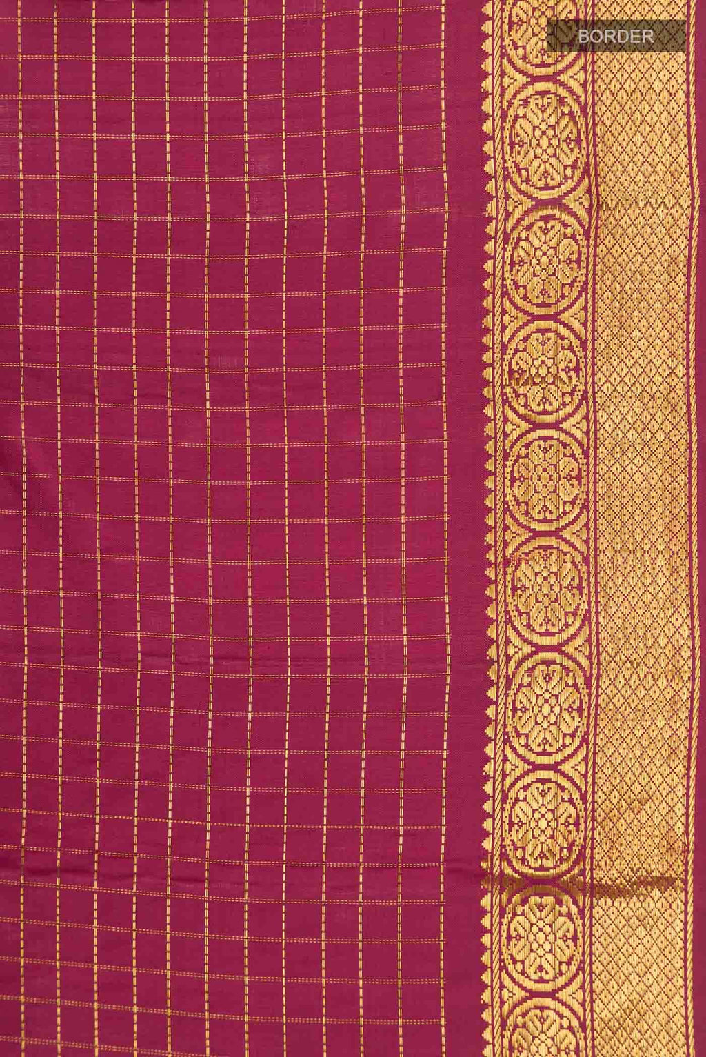 Maroon Kanchipuram Silk Saree