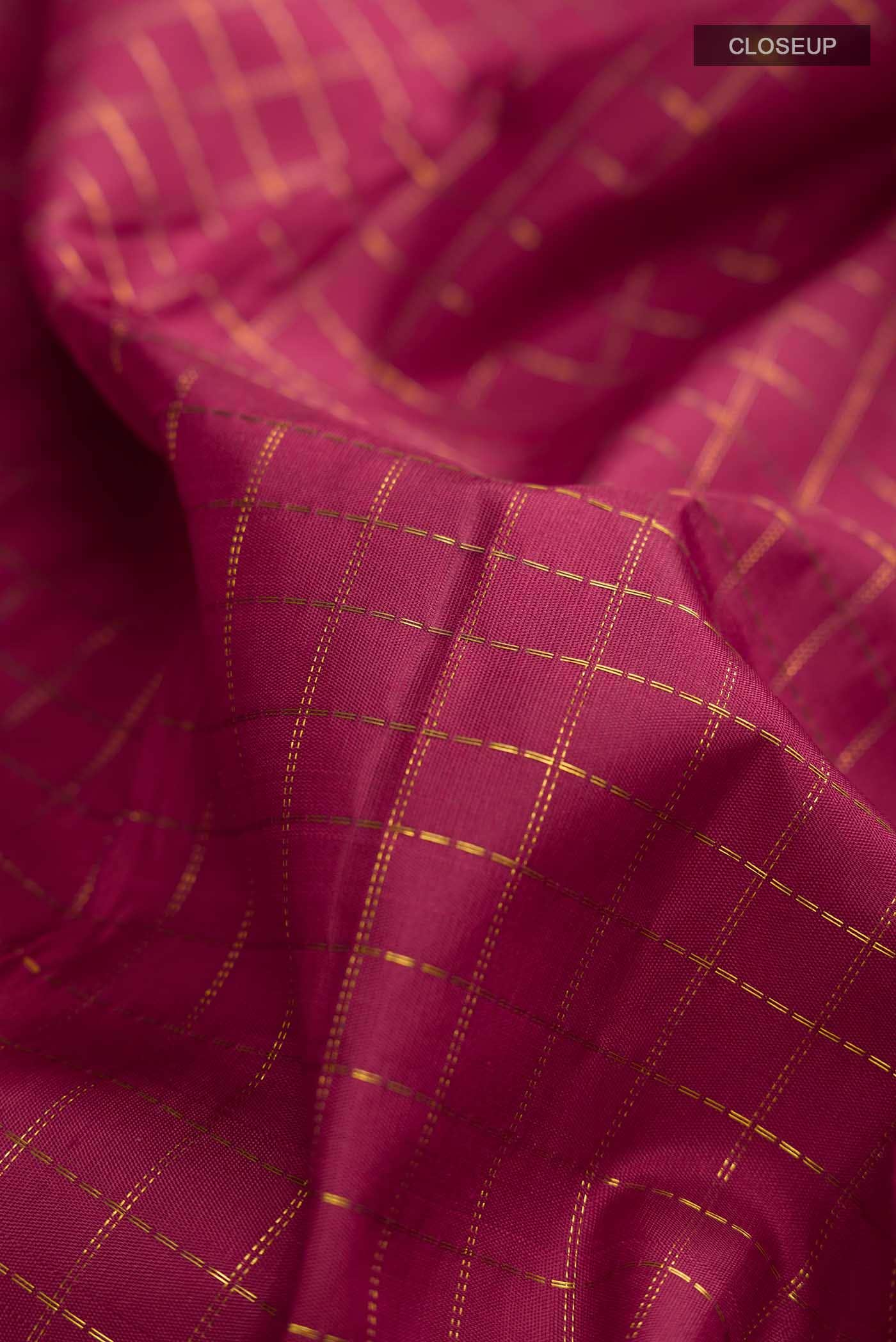 Maroon Kanchipuram Silk Saree