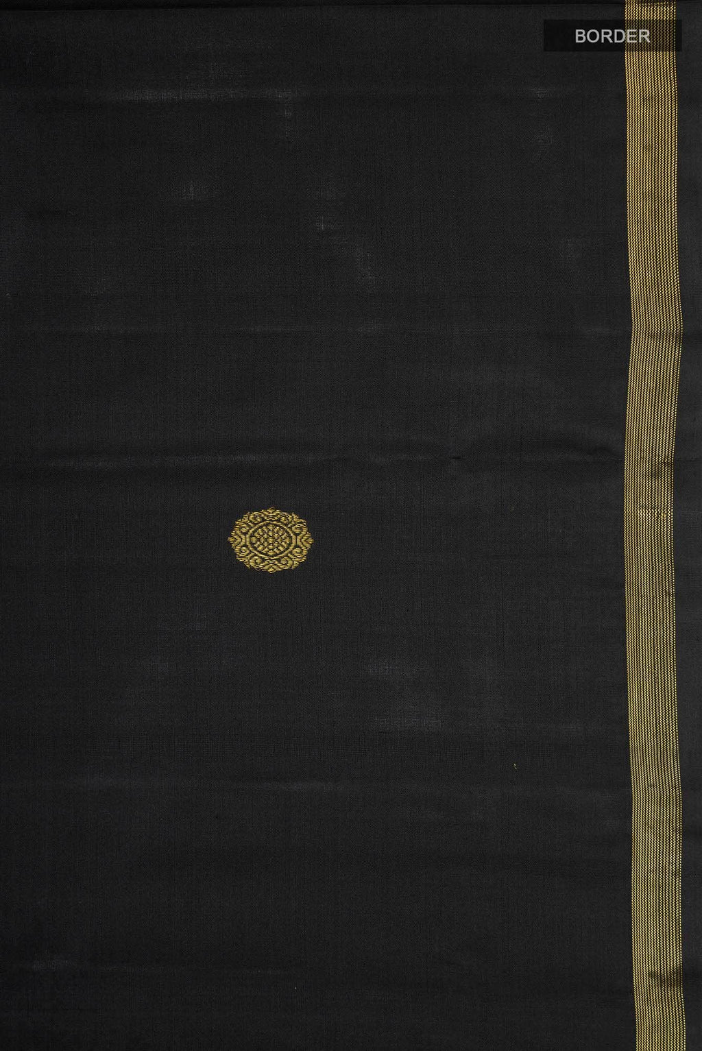 Black Kanchipuram Silk Saree