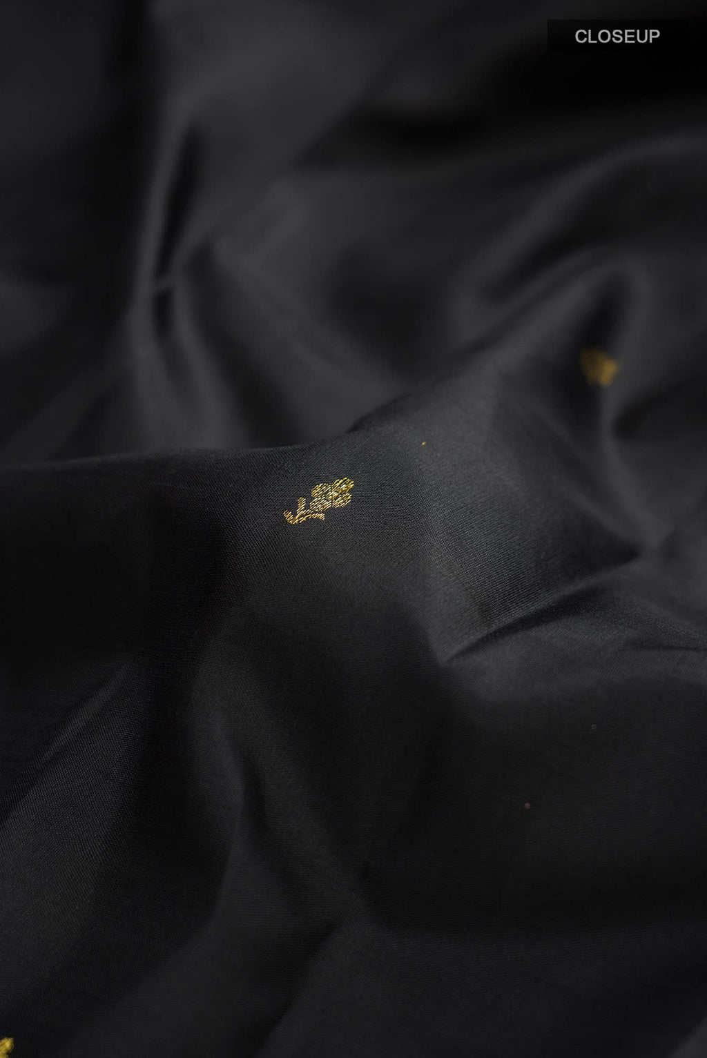 Black Kanchipuram Silk Saree