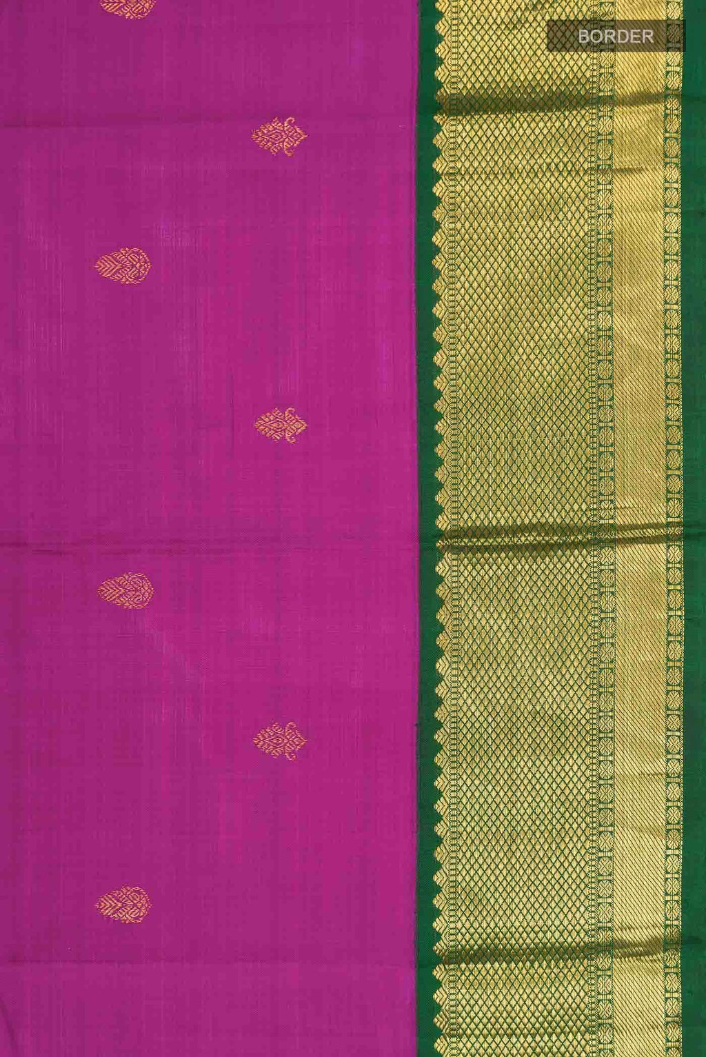 Purple Kanchipuram Silk Saree