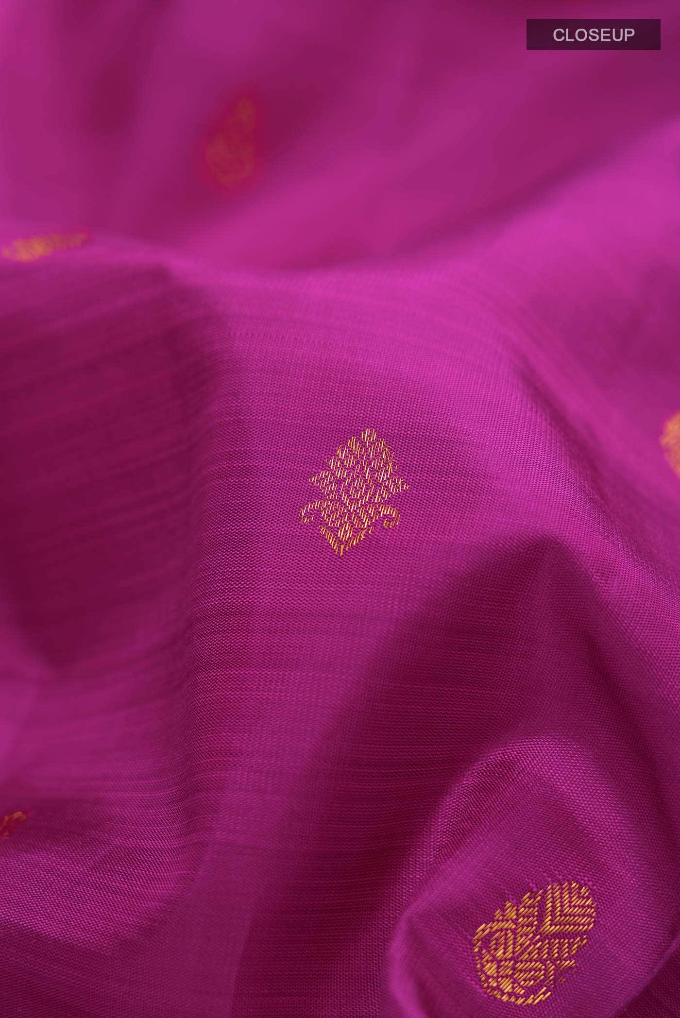 Purple Kanchipuram Silk Saree