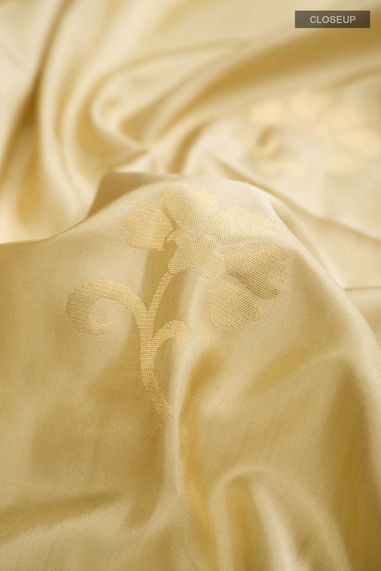 Beige Soft Silk Saree