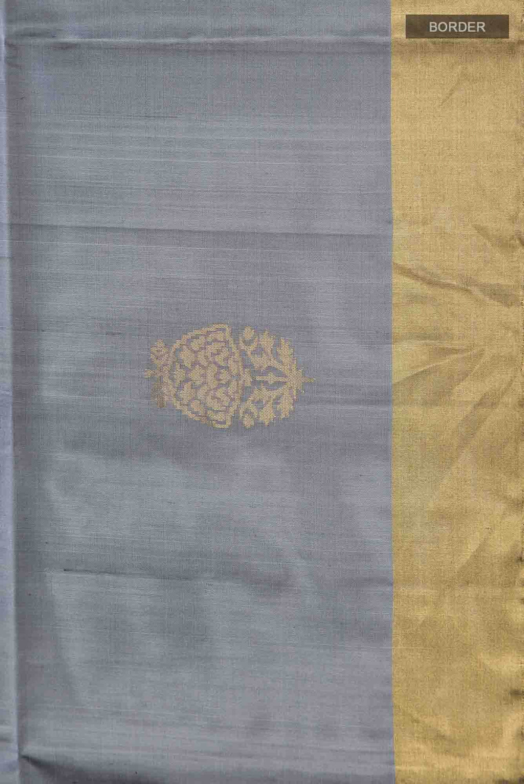 Grey Soft Silk Saree