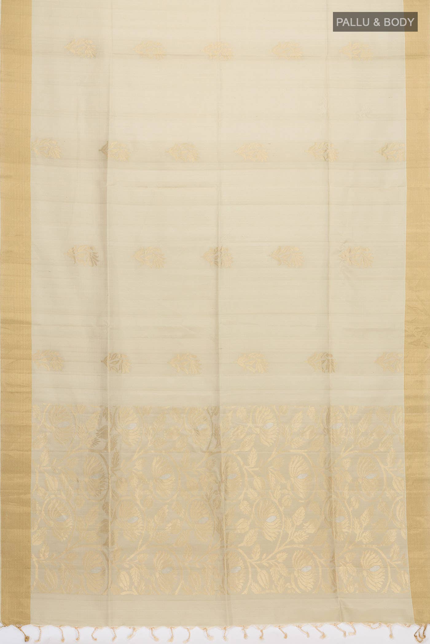 Beige Soft Silk Saree