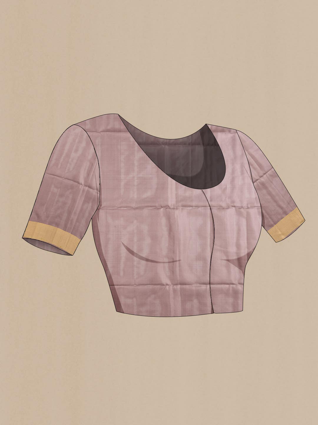 Mauve Soft Silk Saree