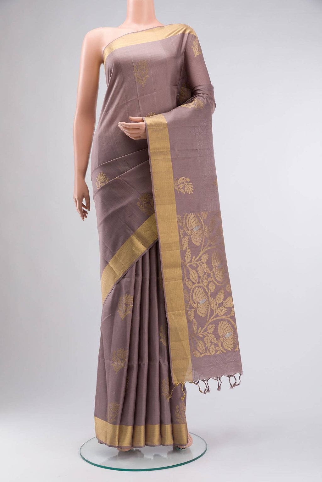 Mauve Soft Silk Saree