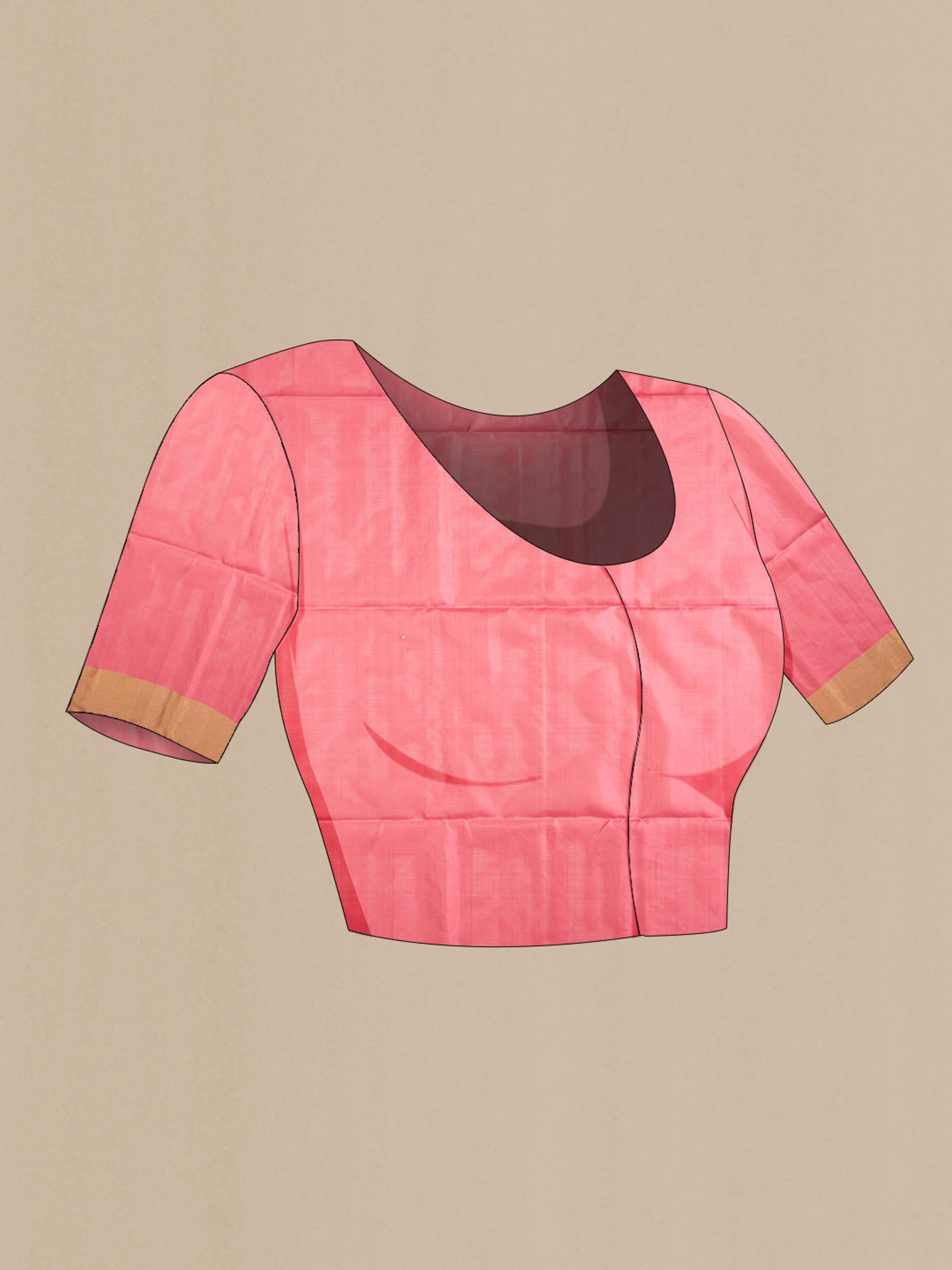 Coral Soft Silk Saree