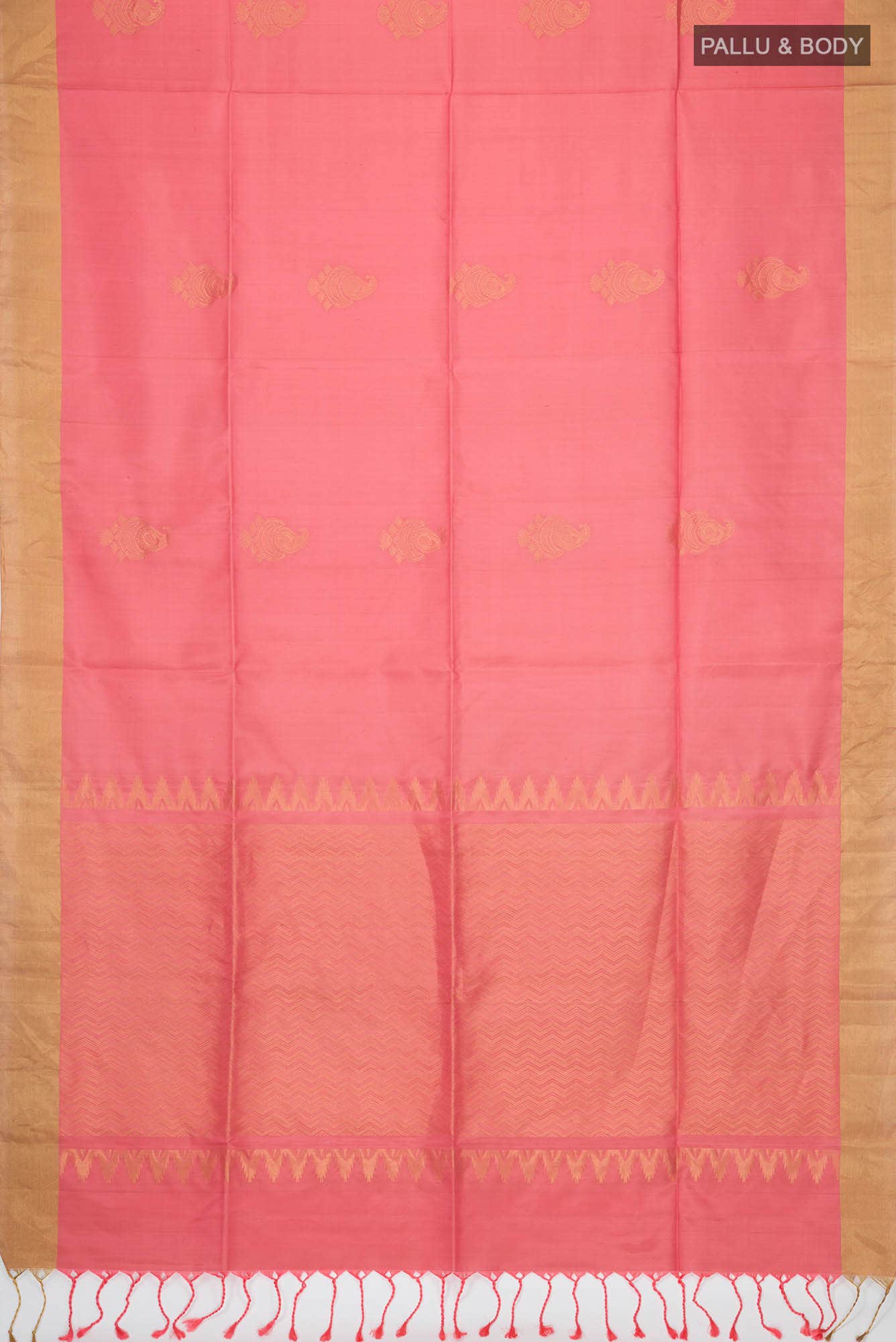 Coral Soft Silk Saree
