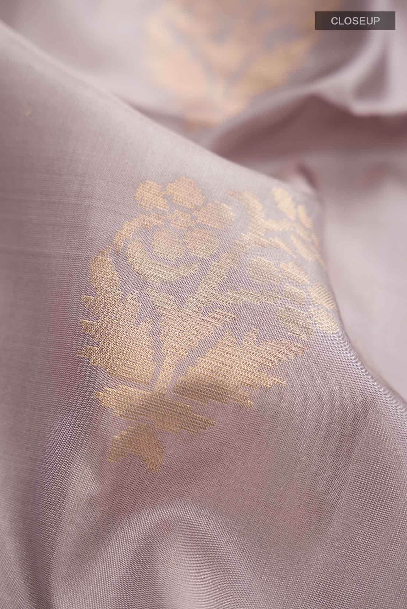 Grey Soft Silk Saree