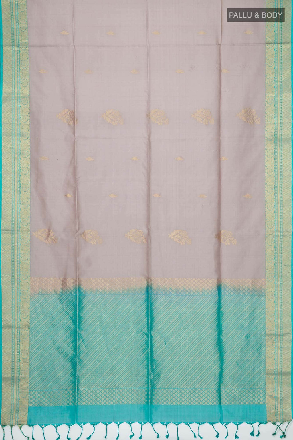 Grey Soft Silk Saree