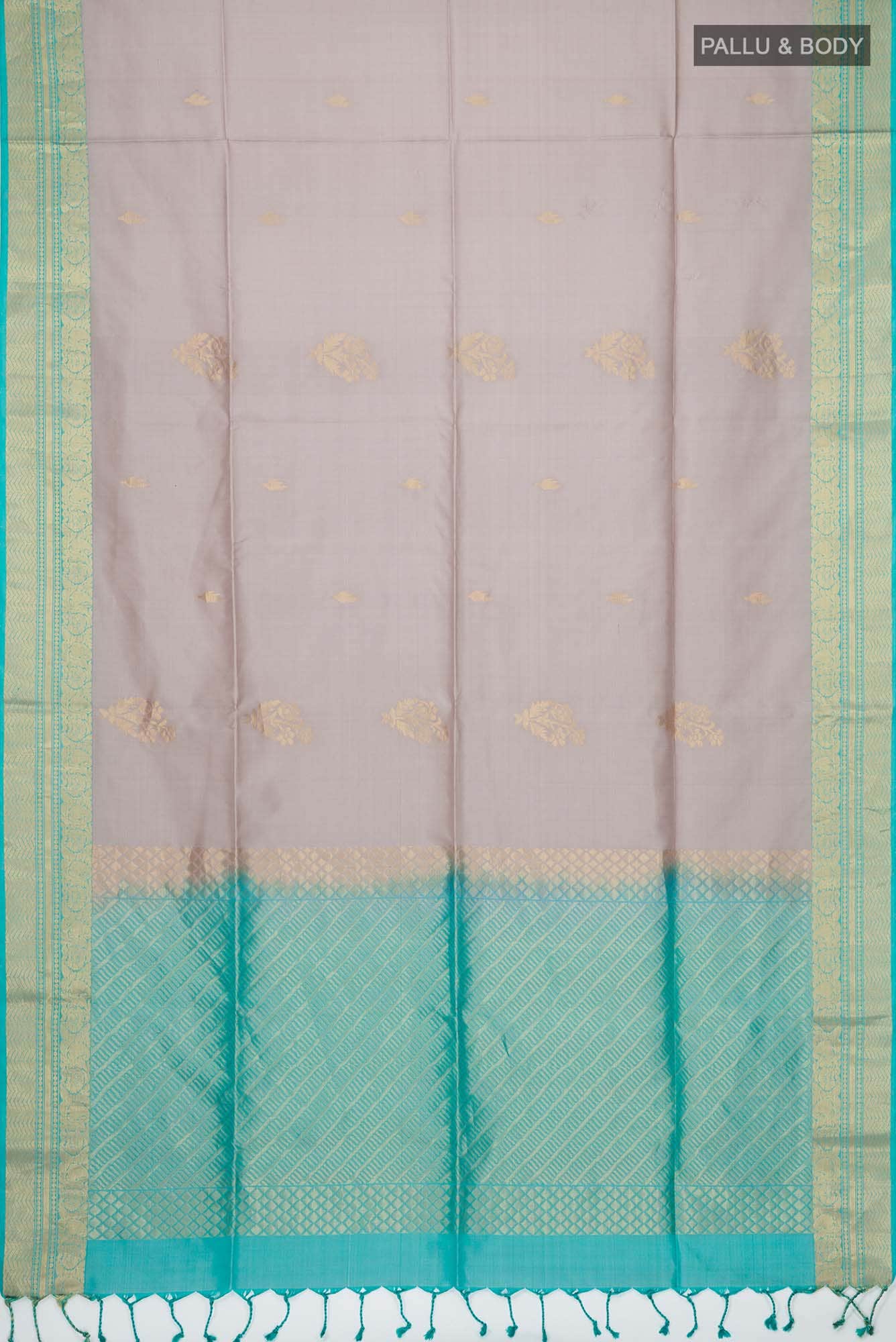 Grey Soft Silk Saree