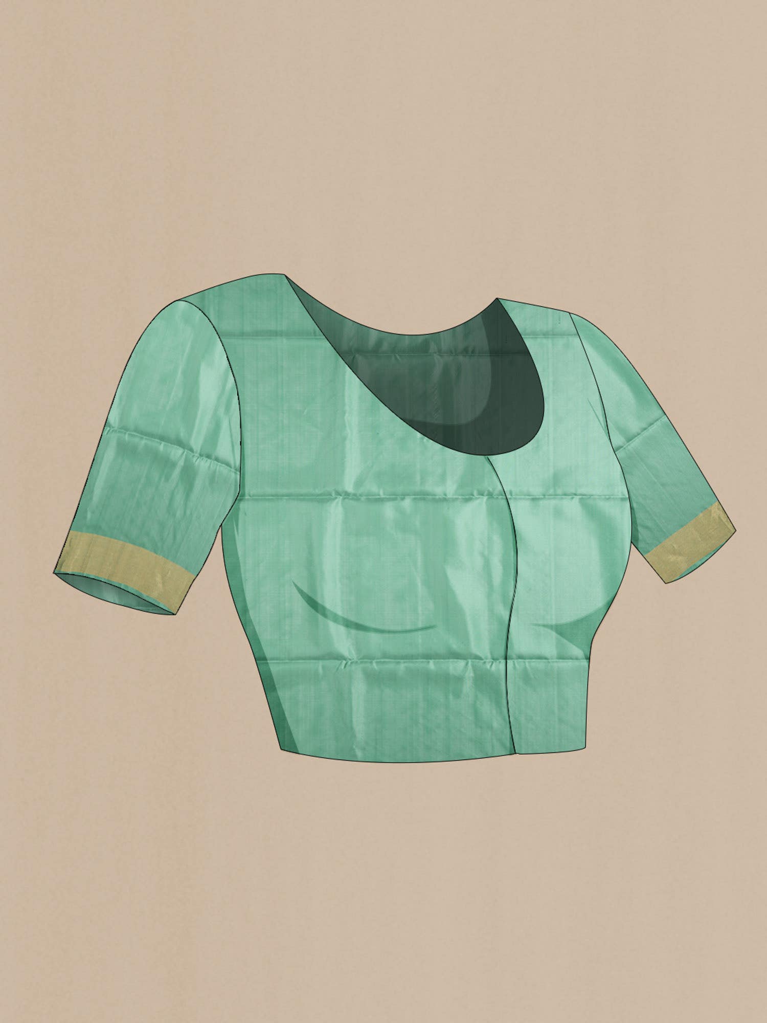 Sea Green Soft Silk Saree