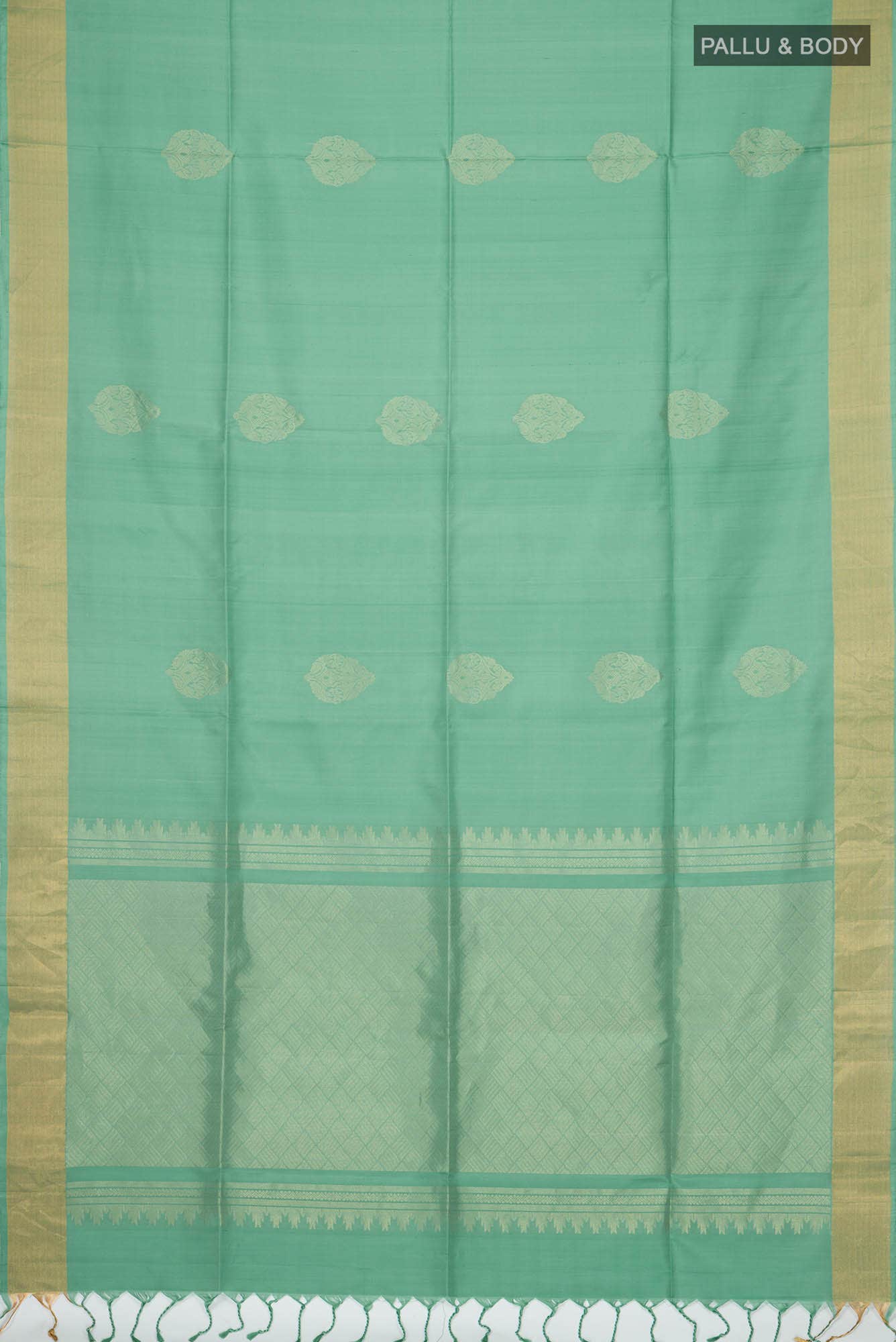 Sea Green Soft Silk Saree